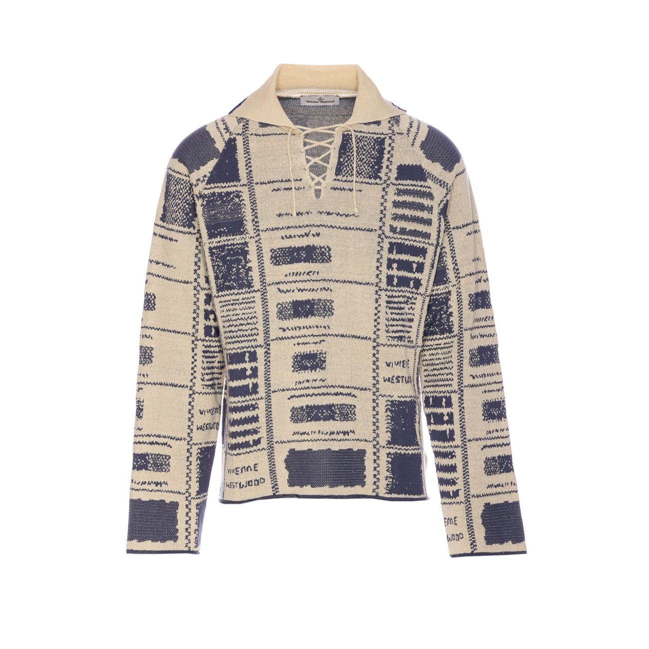 Vivienne Westwood VIVIENNE LOGO CHECKED POLO SWEATER Size US M / EU 48-50 / 2 - 1 Thumbnail