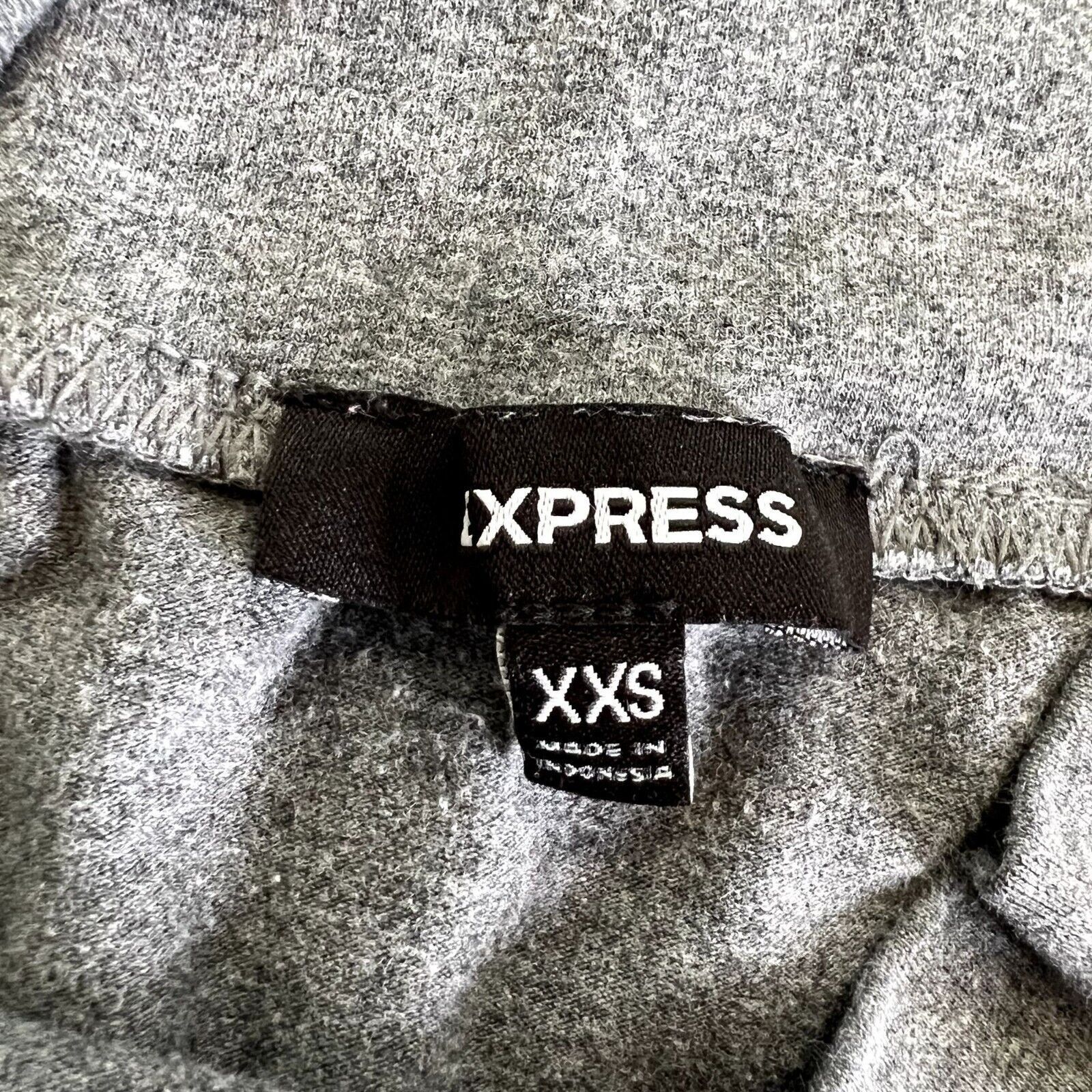 Express Express Gray Mini Pencil Skirt Size 23" - 3 Thumbnail