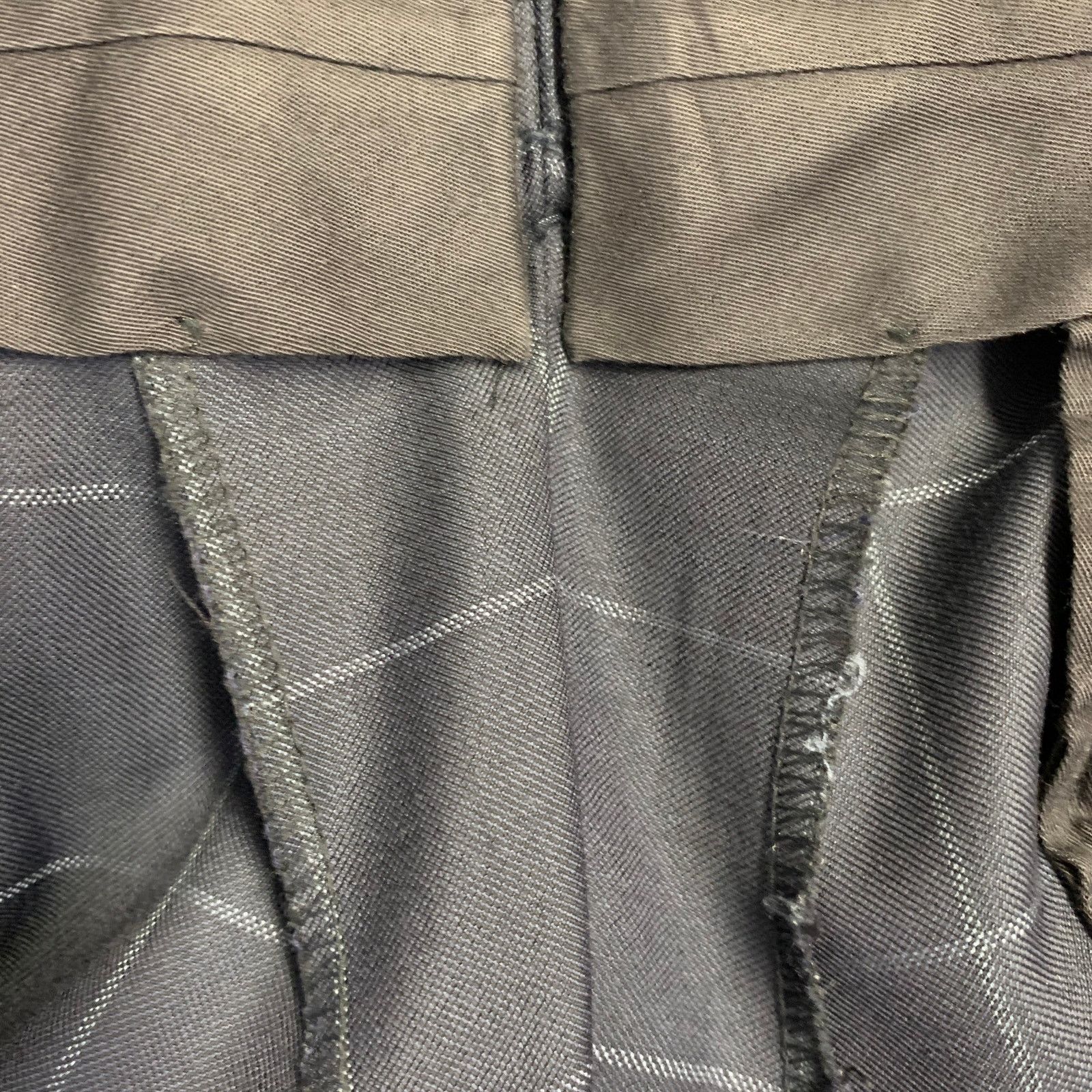 Polo Ralph Lauren Size 40 Regular Navy Grey Checkered Virgin Wool 3 Piece Suit Size 40R - 16 Thumbnail