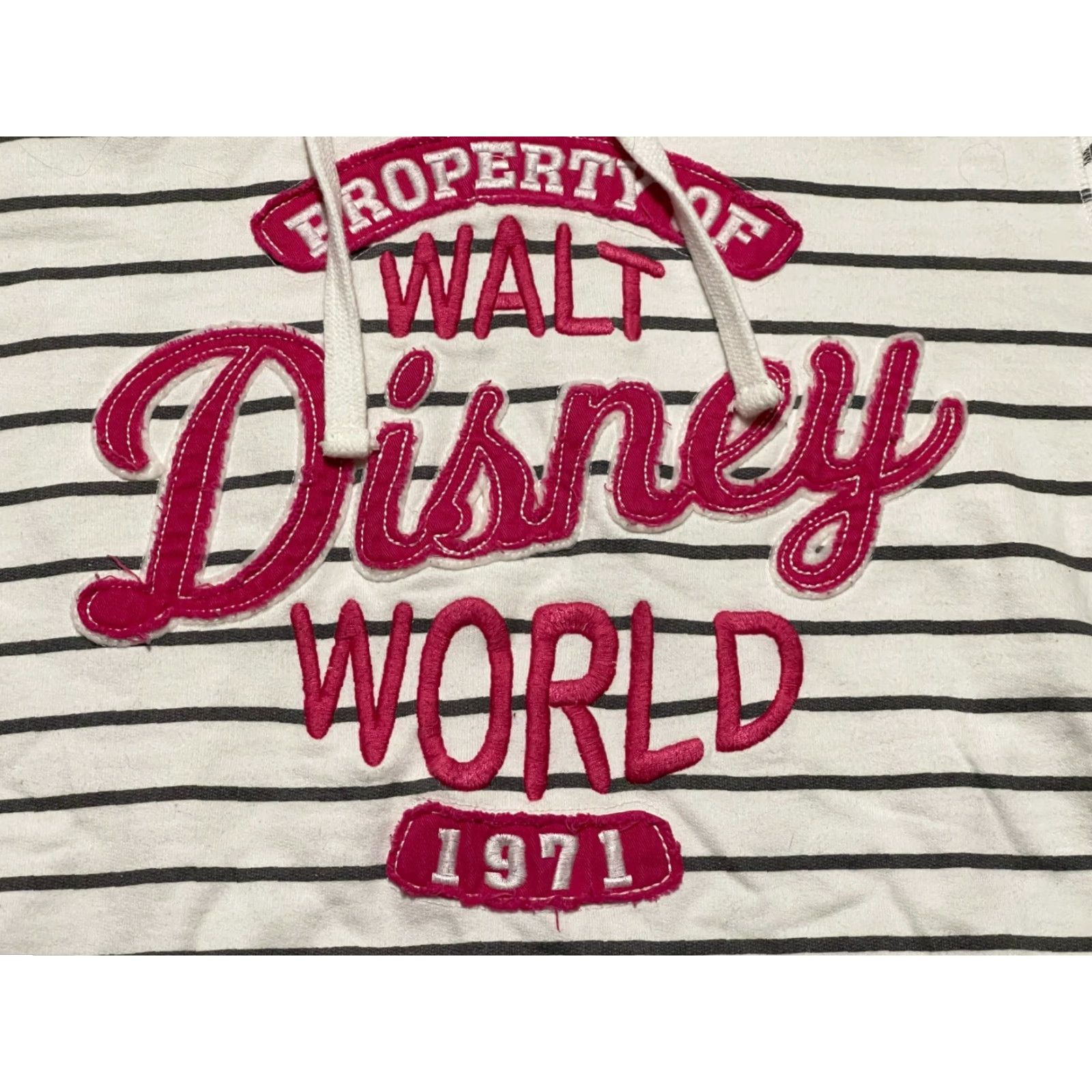 Disney Disney Hoodie Womens L White Black Striped Walt Disney World Disney Hoodie Womens L White Black Striped Walt Disney World Disney Size L / US 10 / IT 46 - 5 Thumbnail