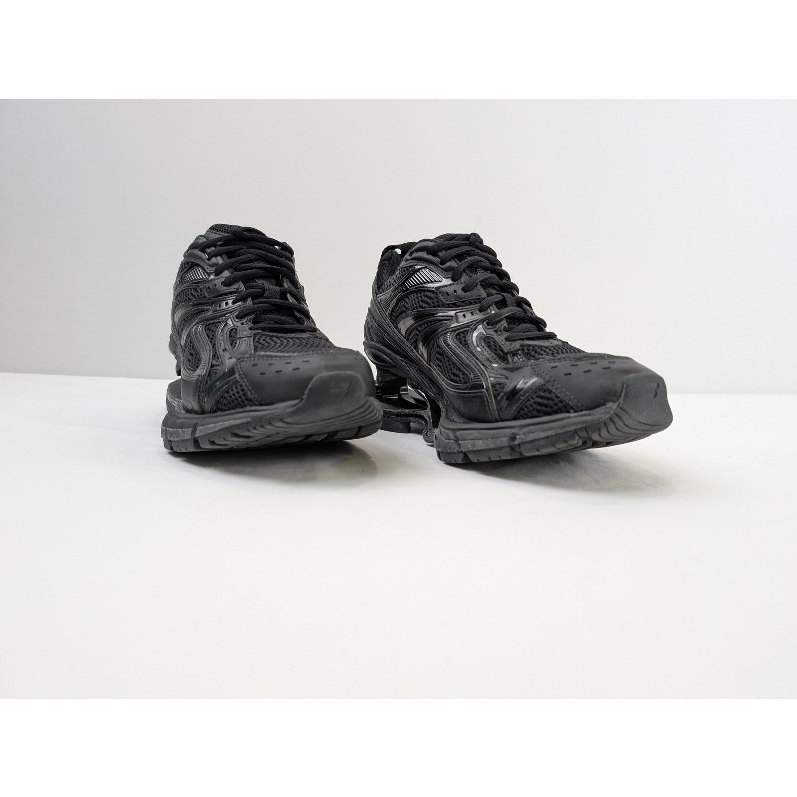 Balenciaga o1rshd1 Mesh Rubber Single X-Pander Sneakers in Black Size US 9 / EU 42 - 5 Thumbnail