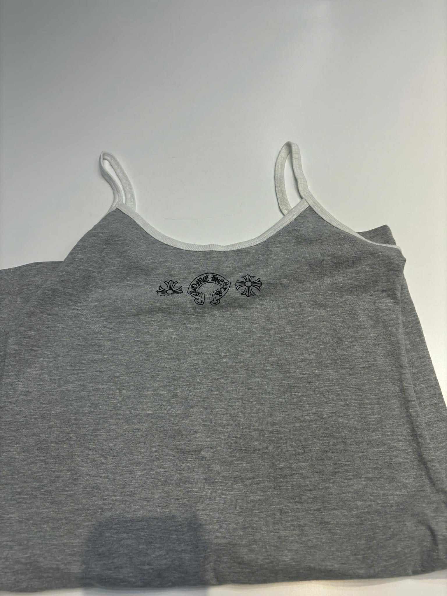 Chrome Hearts Chrome Hearts Gray Horseshoe Logo Mini Dress Size L / US 10 / IT 46 - 7 Thumbnail