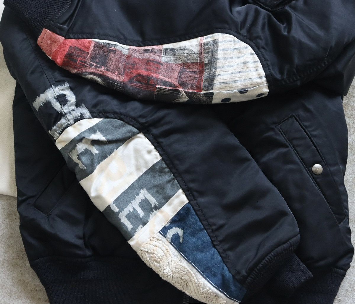 Visvim Visvim 19ss Thorson Jkt Collage MA1 Size US S / EU 44-46 / 1 - 5 Thumbnail