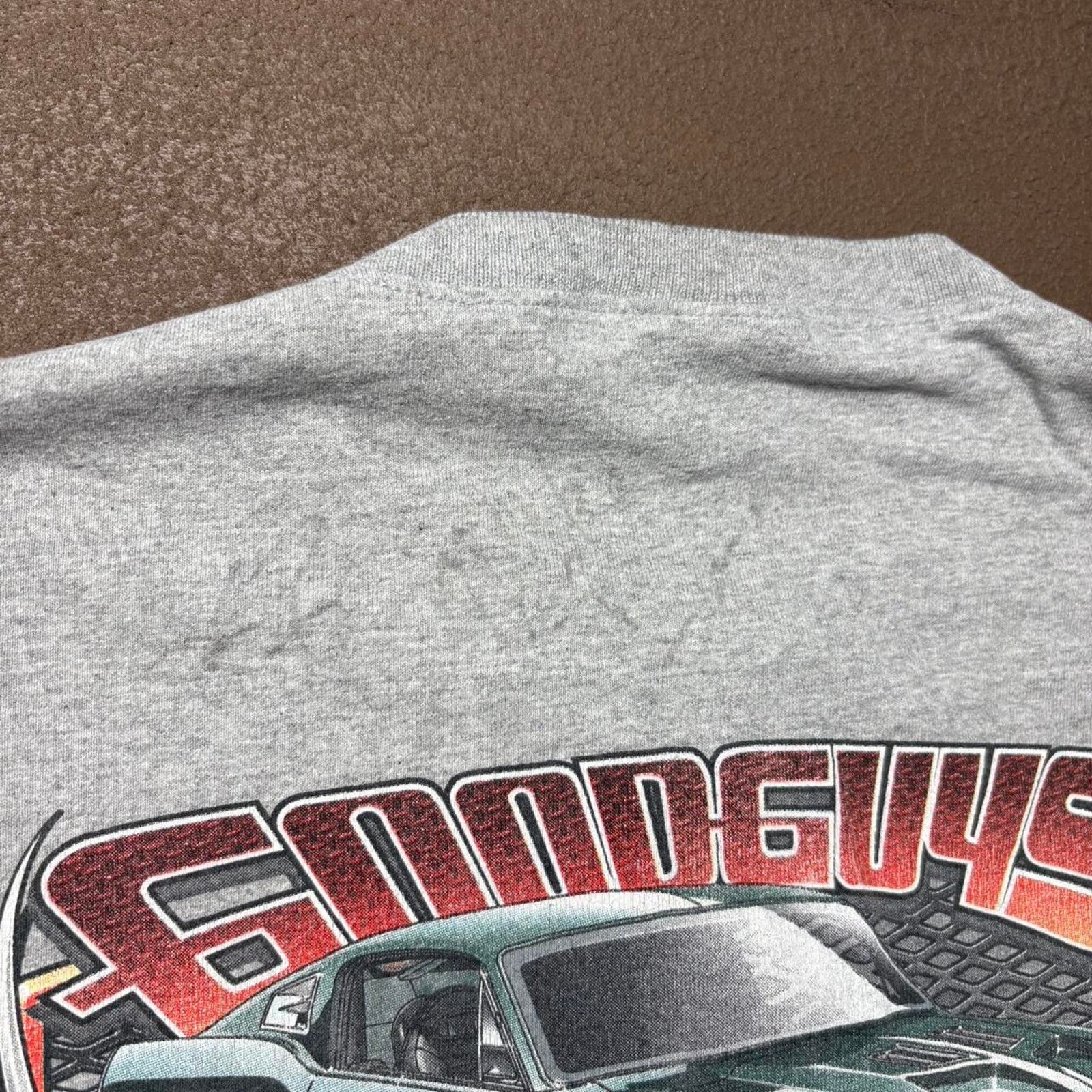 NASCAR Grey 2008 Good Guys Racing Quarter Button up Shirt Size US L / EU 52-54 / 3 - 2 Thumbnail