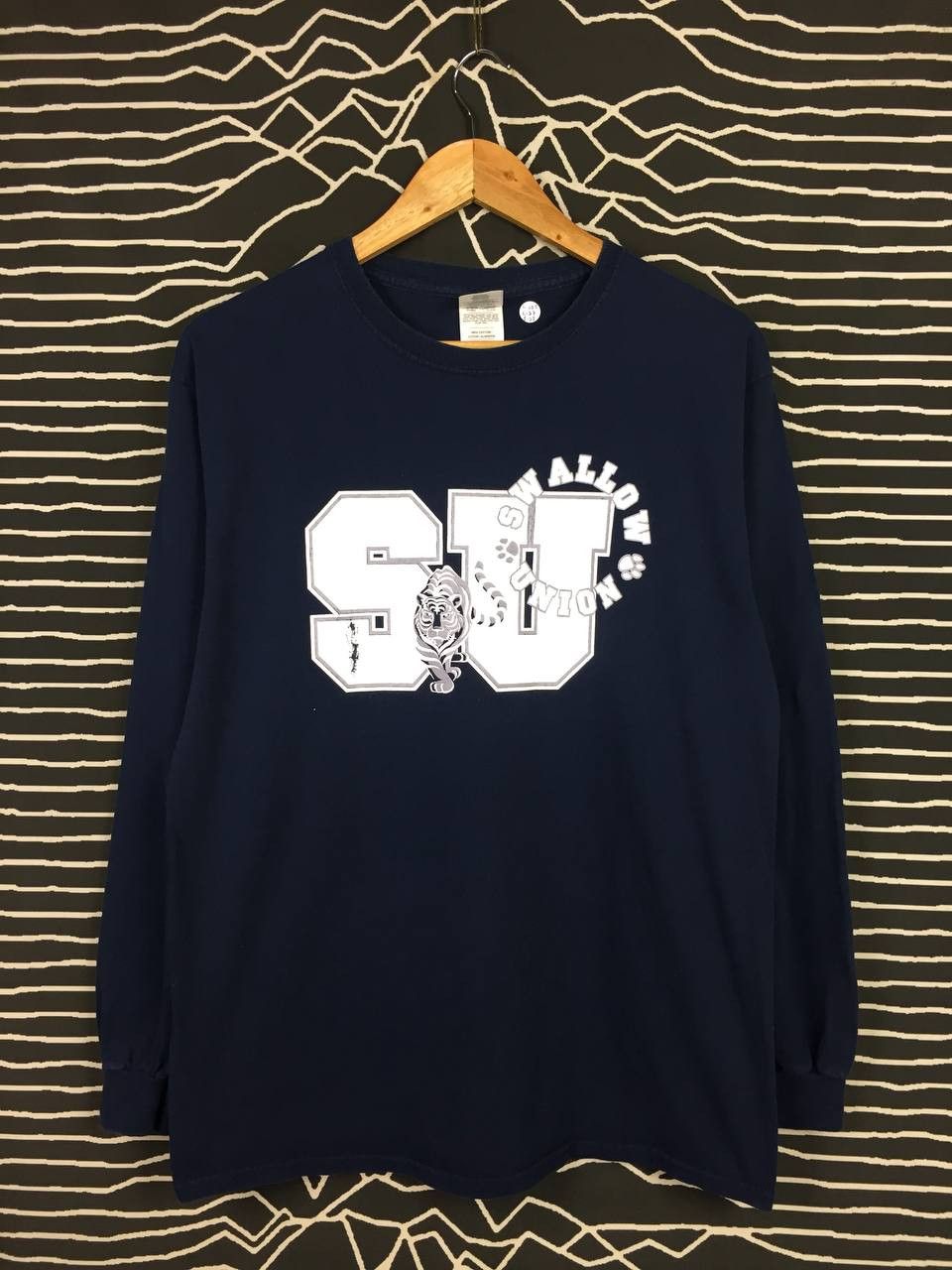 Gildan × Vintage Swallow Union Elementary School Apparel Longsleeve Tee Size US M / EU 48-50 / 2 - 2 Thumbnail