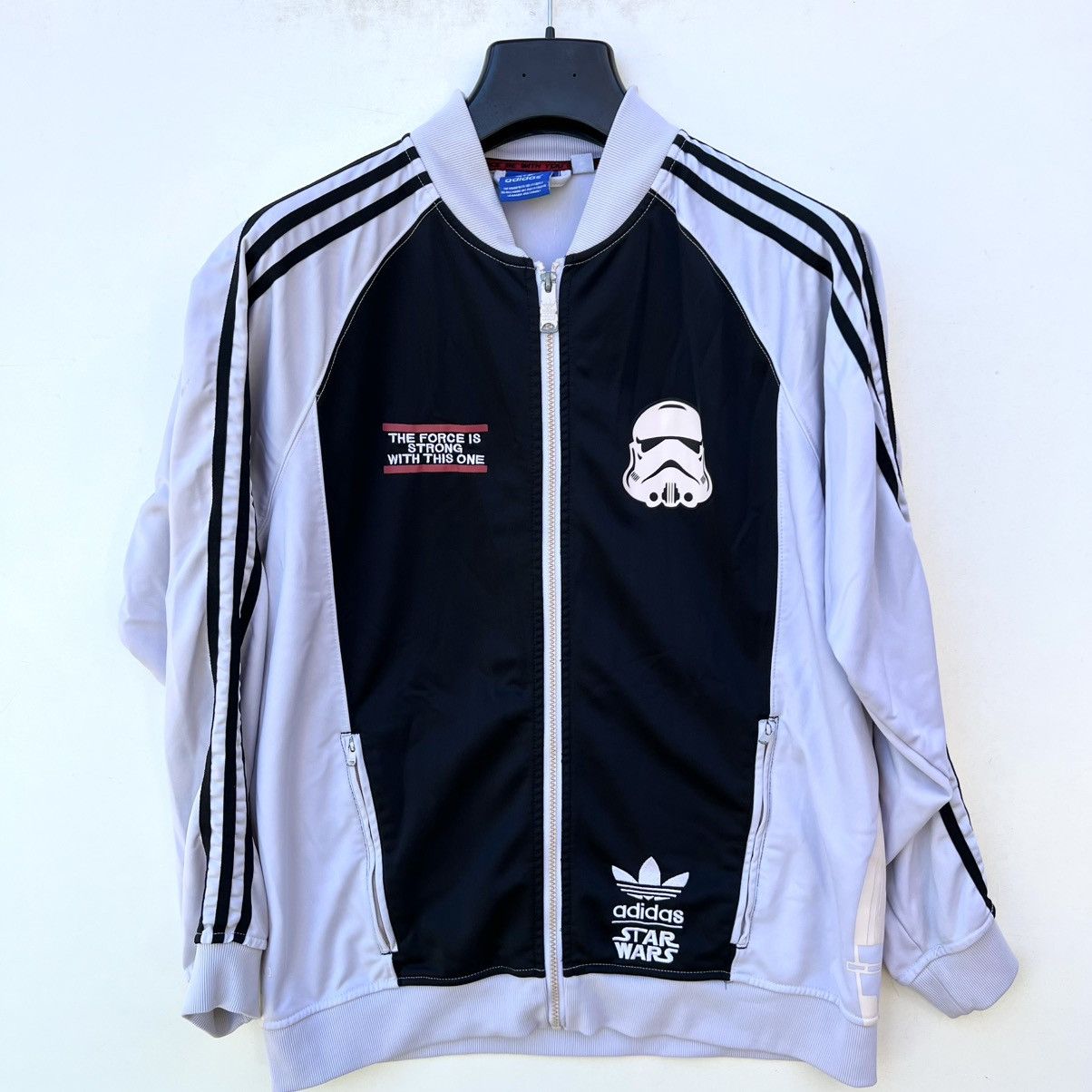 Adidas Adidas Star Wars Stormtrooper Track Top Jacket Size US XL / EU 56 / 4 - 1 Thumbnail