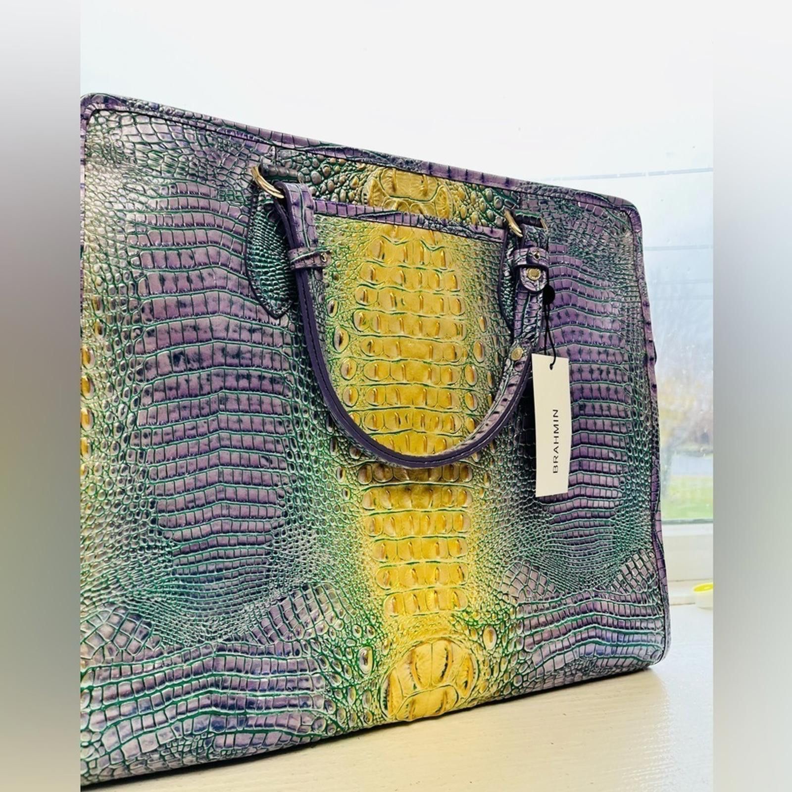 BRAHMIN Brahmin Tia Viola Ombré Melbourne Tote Bag NWT​​​​​ Size ONE SIZE - 2 Thumbnail
