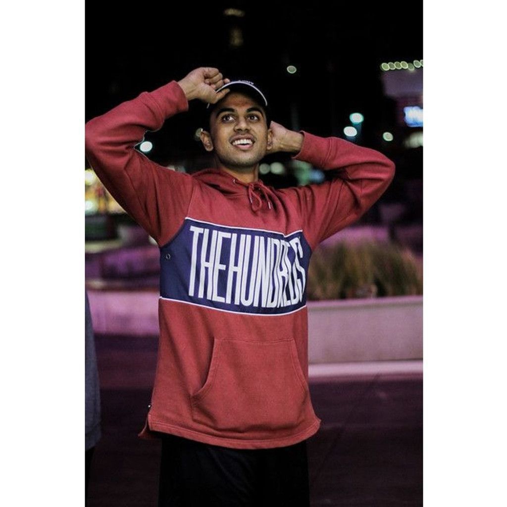 The Hundreds The Hundreds Hoodie Sweatshirt Size Medium Dark Red Size US M / EU 48-50 / 2 - 3 Thumbnail