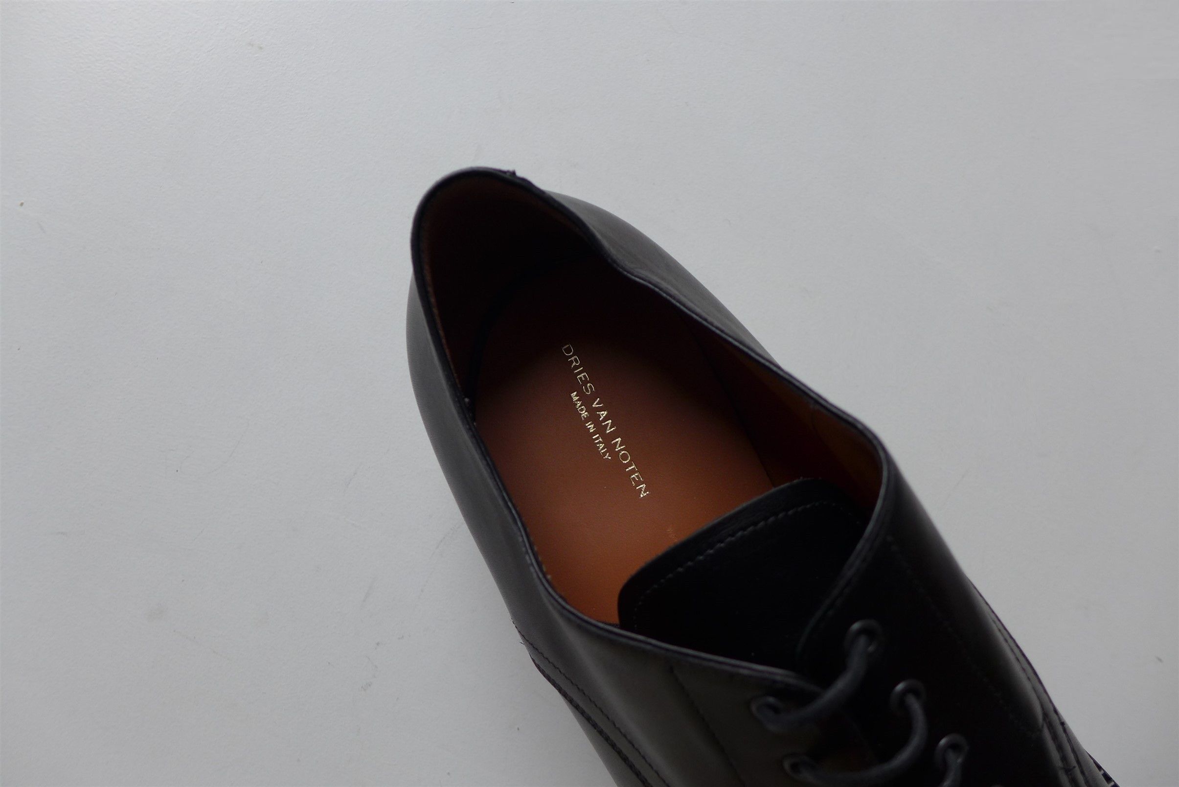 Dries Van Noten Dries Van Noten Derby Shoes - Black Leather Size US 13 / EU 46 - 11 Thumbnail