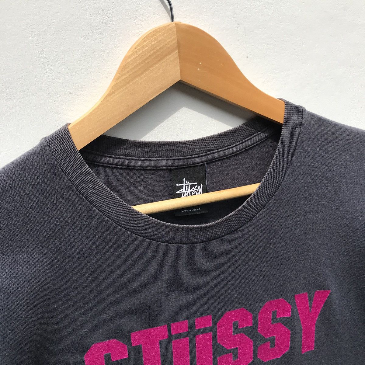 Stussy Vintage Stussy 80 Crew Tee Stussy Streetwear SunFaded Size US L / EU 52-54 / 3 - 8 Thumbnail