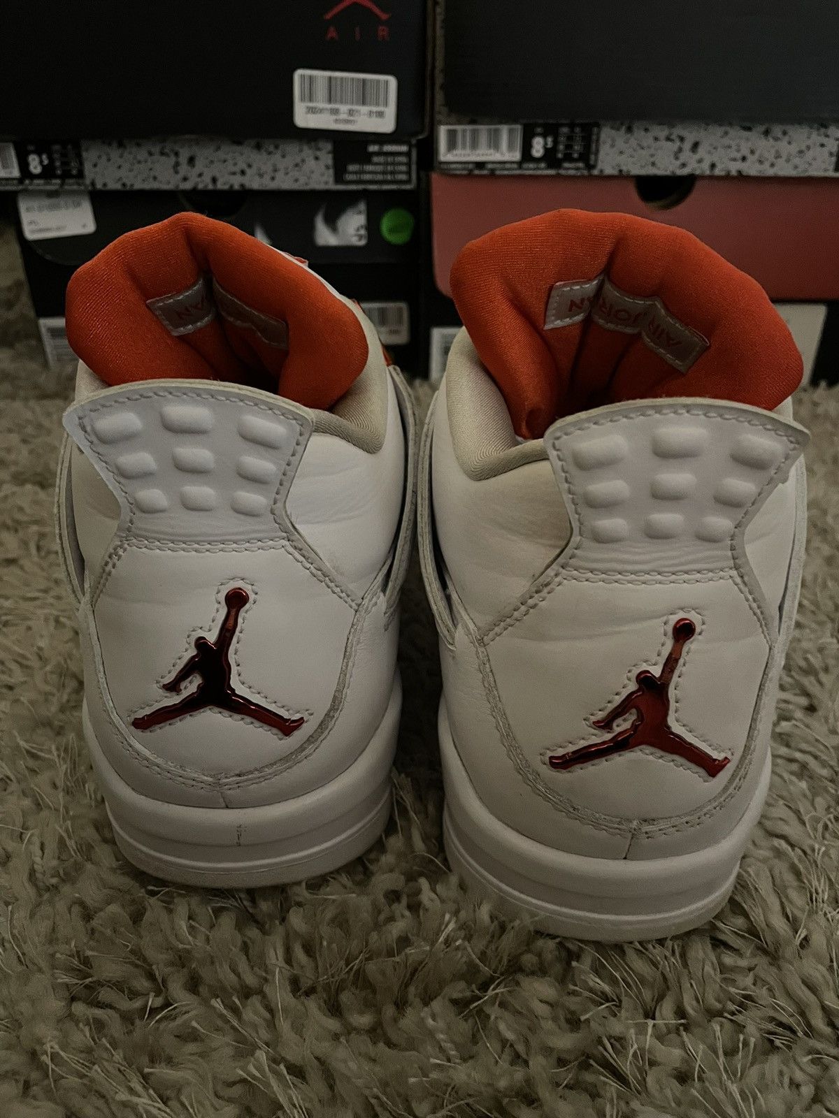 Jordan Brand JORDAN 4 METALLIC ORANGE SZ 9 Size US 9 / EU 42 - 6 Thumbnail