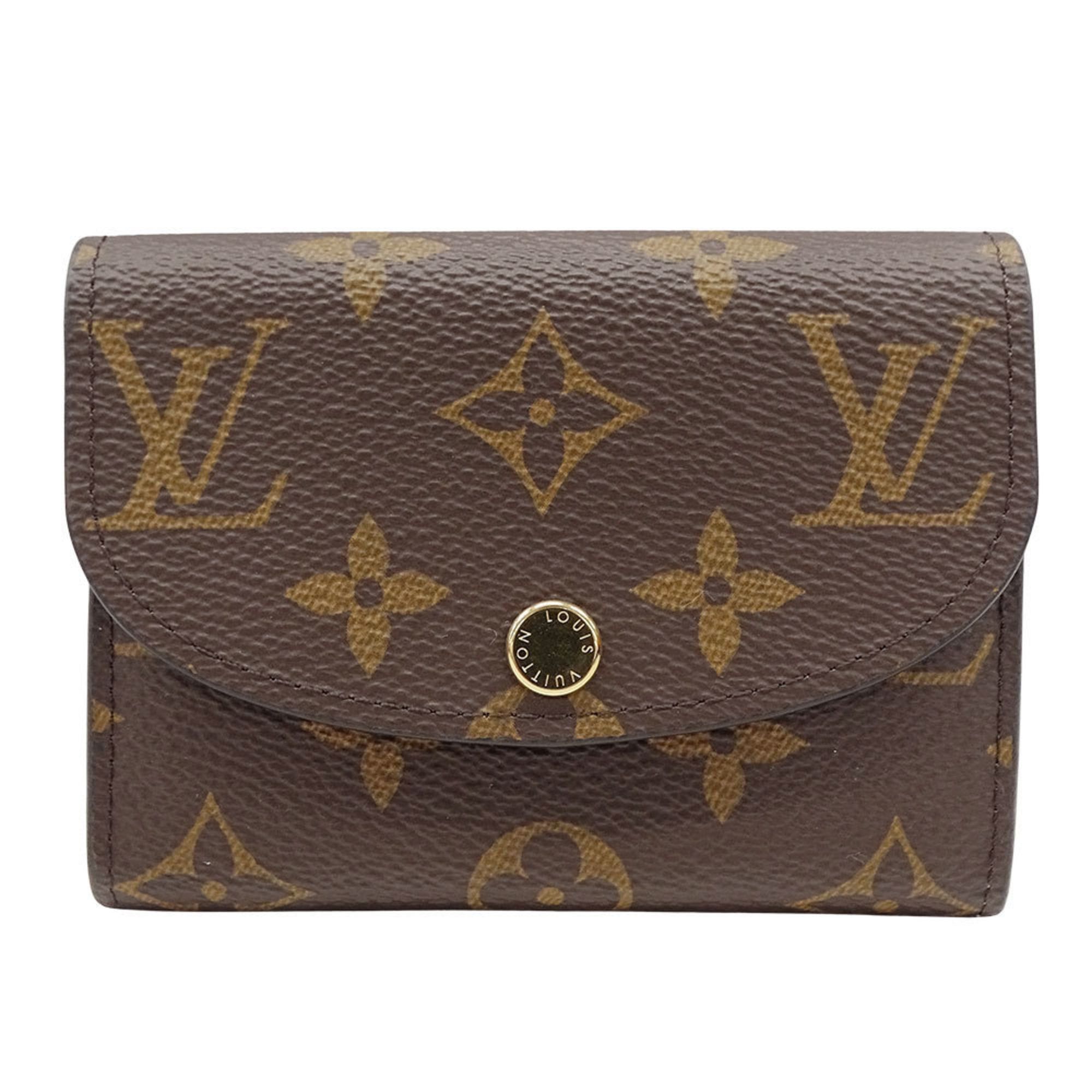 Louis Vuitton Louis Vuitton Women's Monogram Canvas Wallet, Porte Monnaie Rosalie, Rose Ballerine, Brown, M62361. Size ONE SIZE - 1 Thumbnail