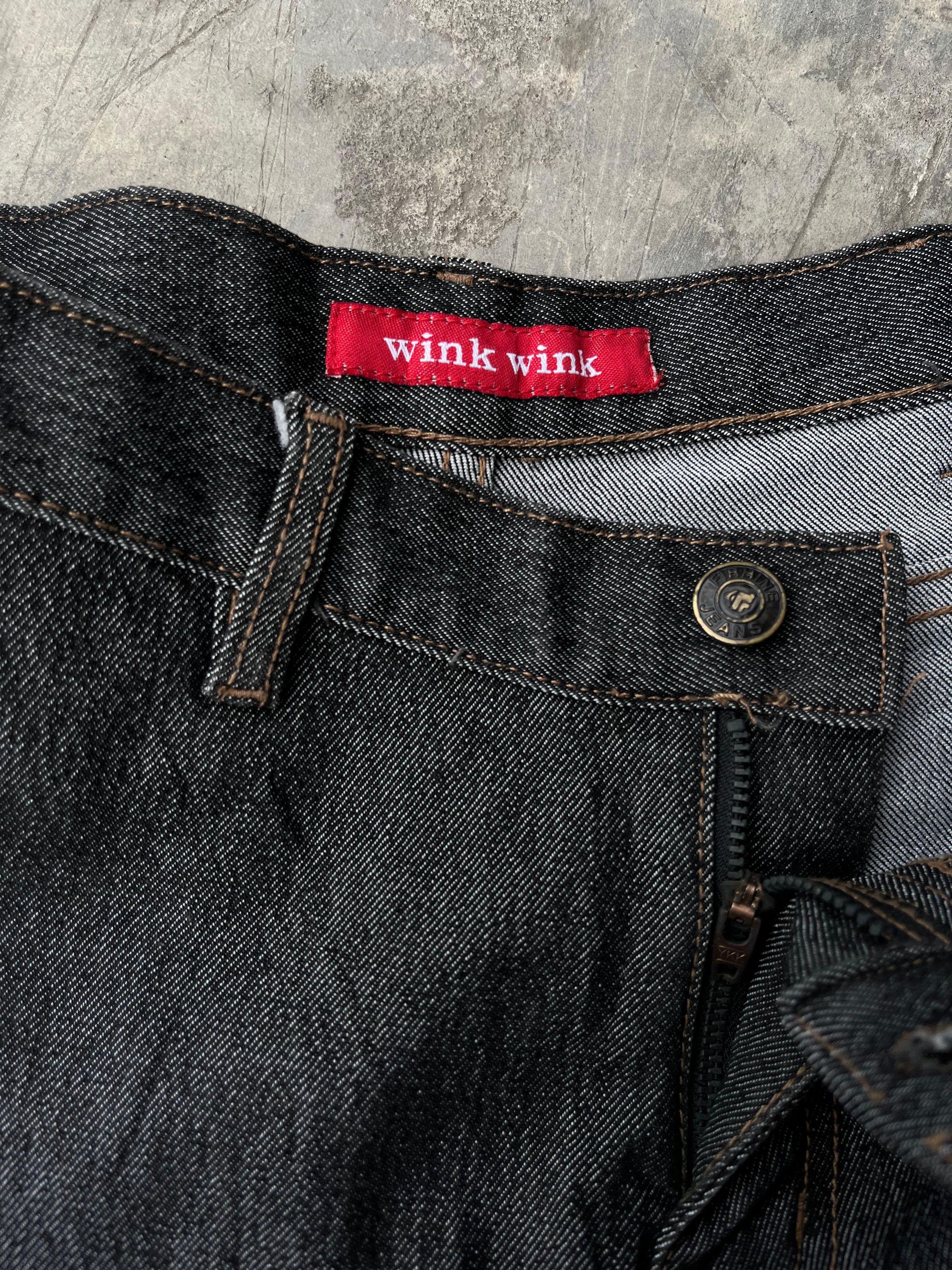If Six Was Nine × Le Grande Bleu (L.G.B.) × Tornado Mart Wink Wink Lace Up Pants Tornado Style Size 29" - 5 Thumbnail