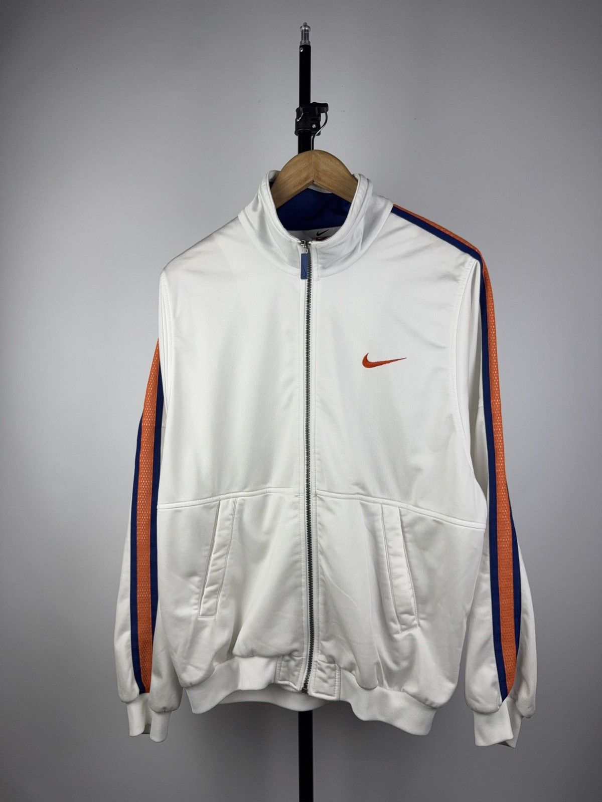 Nike × Vintage Vintage 90’s NIKE BIG LOGO TRACK JACKET Y2K Size US M / EU 48-50 / 2 - 1 Thumbnail