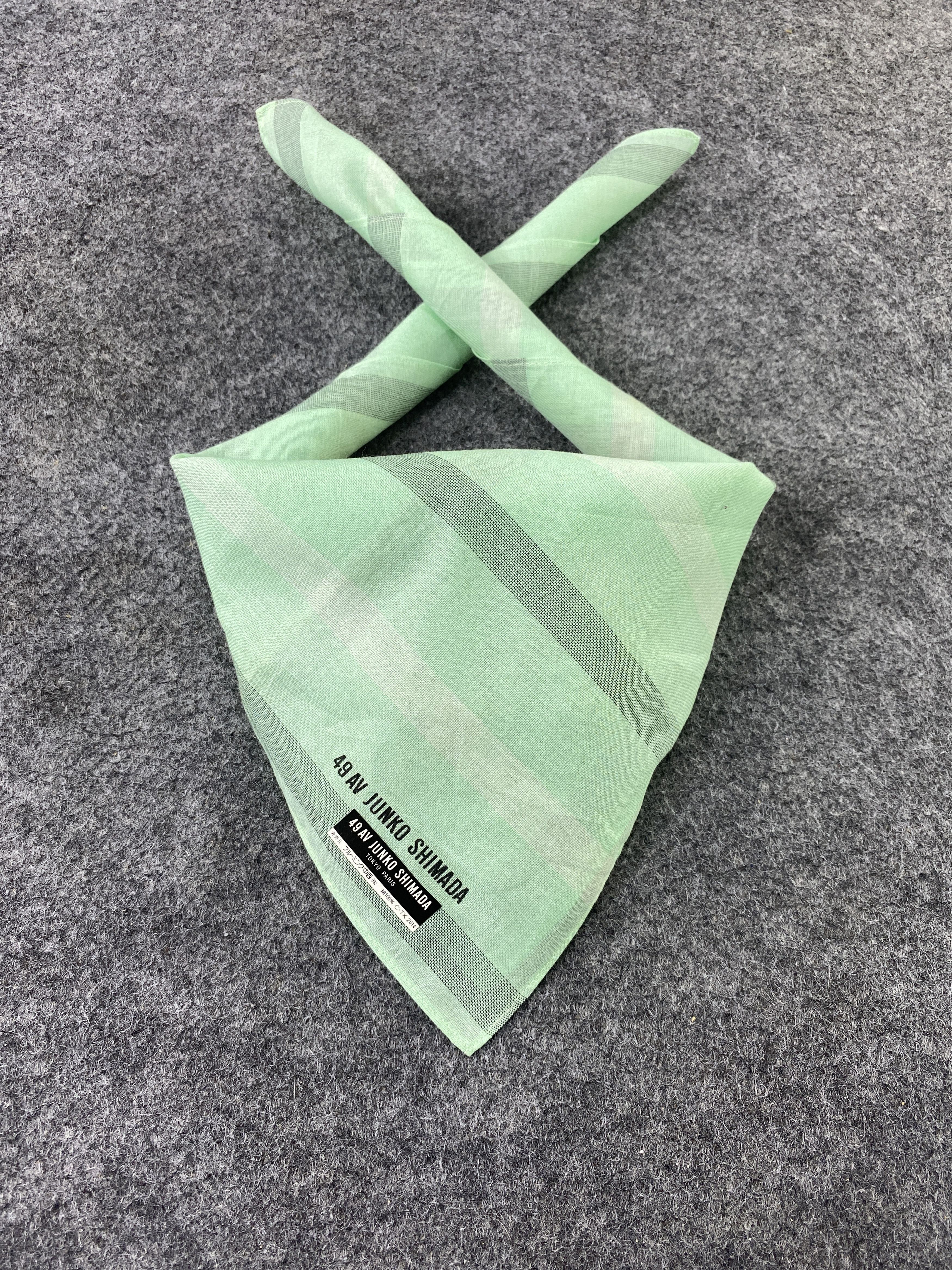 Japanese Brand 49 AV Junko Shimada Handkerchief Neckerchief Bandana-B362 Size ONE SIZE - 2 Thumbnail