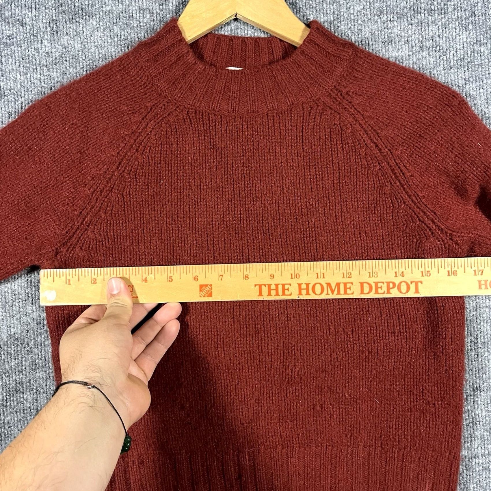 Vince Vince Womens Cashmere Shrunken Mock Neck Sweater Size S Pullover Raglan Long Sleeve Ivory Knit Cropped Regular Fit Size S / US 4 / IT 40 - 2 Thumbnail