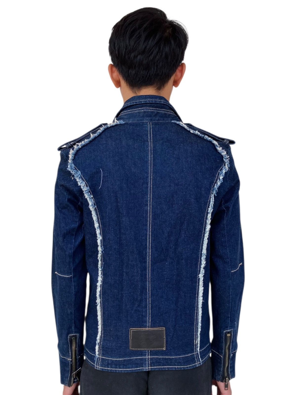 If Six Was Nine 2000s Tornado Mart - Vkei Style Denim Jacket Size US L / EU 52-54 / 3 - 4 Thumbnail