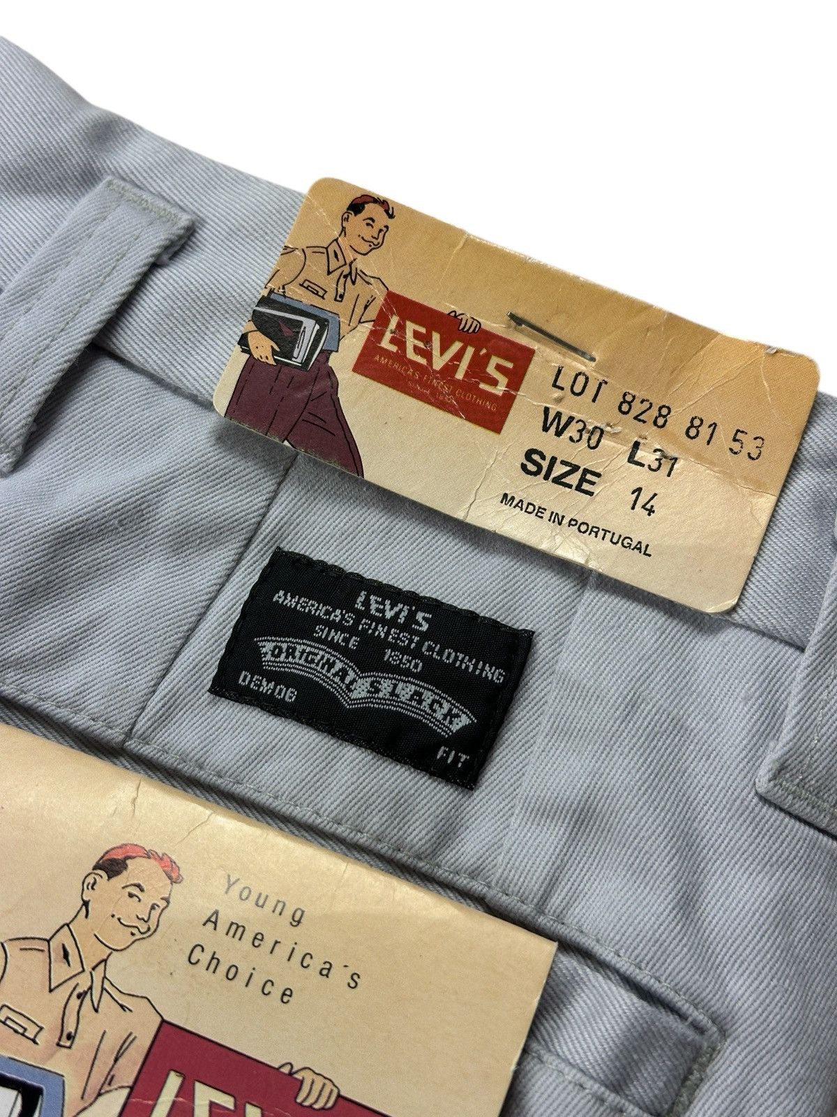 Levi's Vintage Clothing NWT🏷️ Vintage 80’s Levis College Chinos Women’s Shorts Size 28" / US 6 / IT 42 - 5 Thumbnail