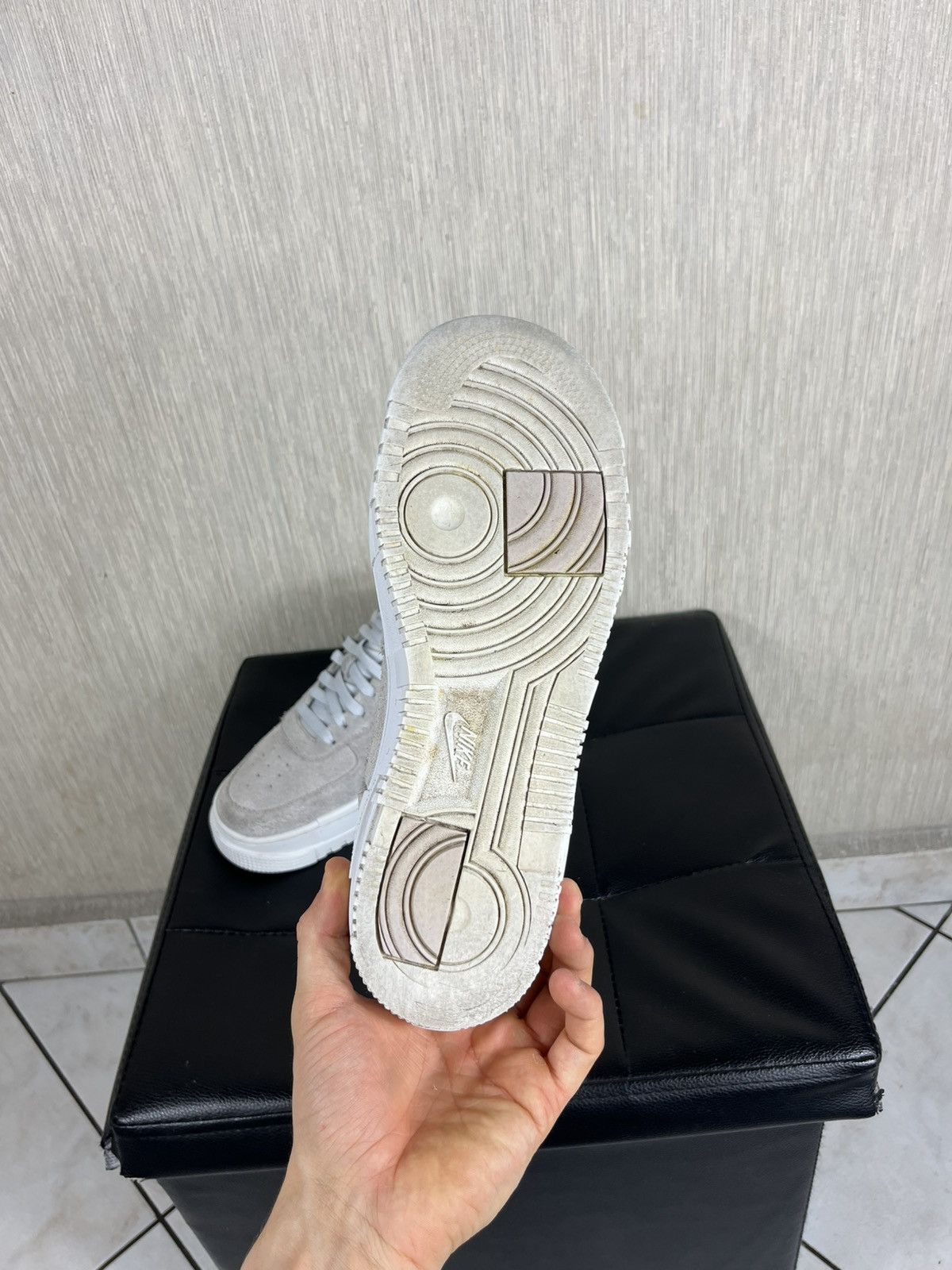 Nike Nike Air Force 1 one pixel suede velvet sneakers shoes lilac Size US 8.5 / EU 41-42 - 19 Thumbnail