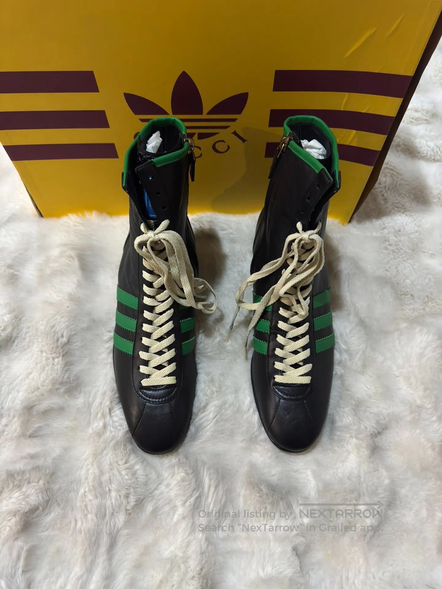 Gucci Guicci New Joint Brand Laced Boots Men's Boots| Size US 10 / EU 43 - 6 Thumbnail