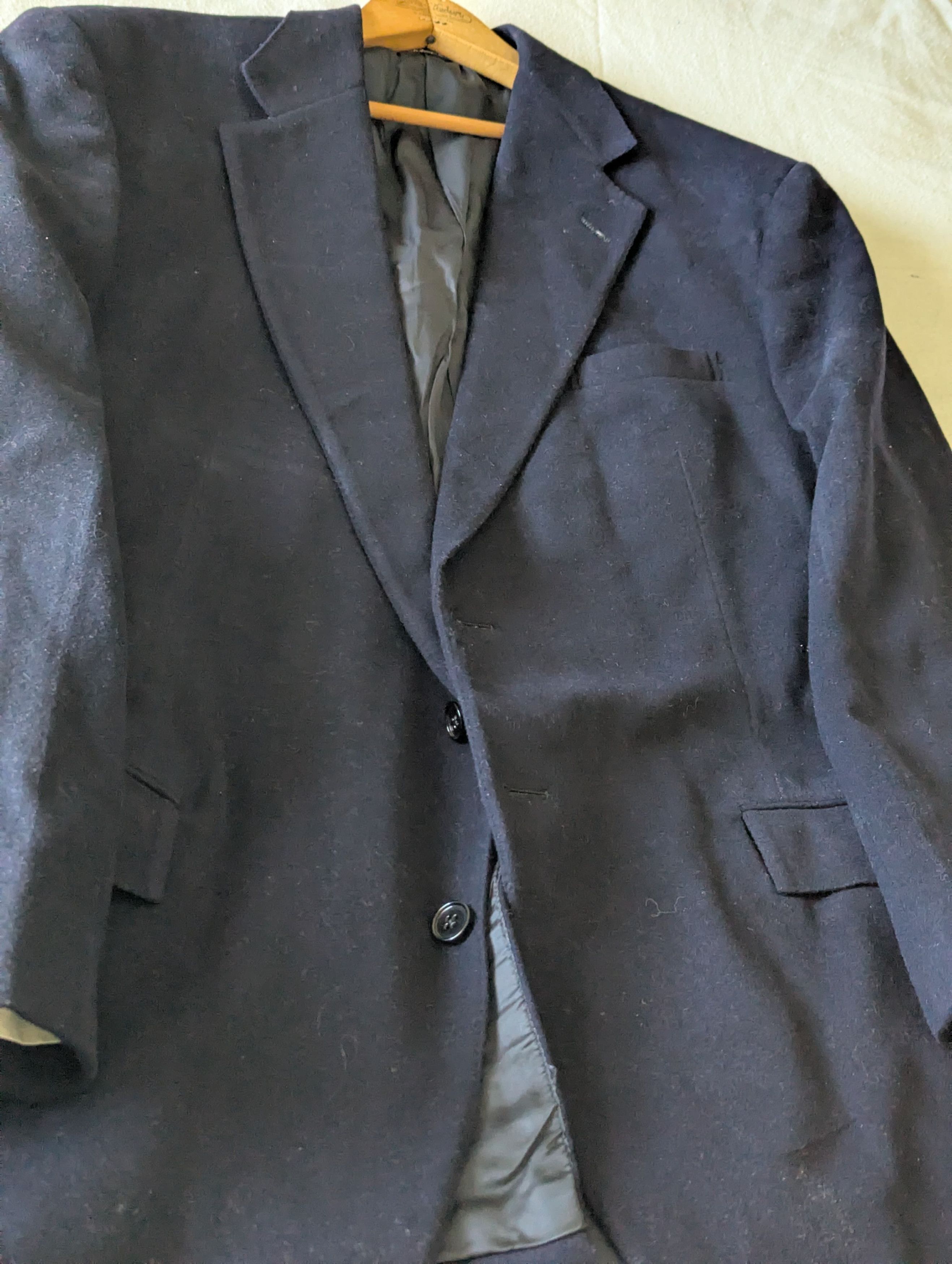 Ralph Lauren Vintage Lambs Wool Blazer Size 44L - 2 Thumbnail