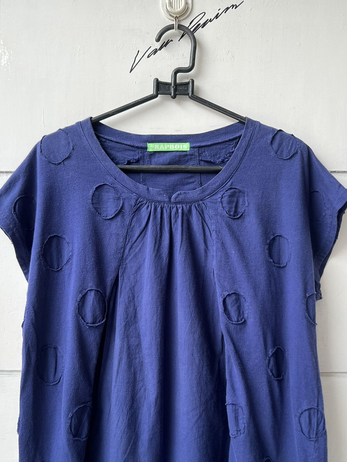 Frapbois FRAPBOIS Issey Miyake Blue T-shirt Size US M / EU 48-50 / 2 - 2 Thumbnail