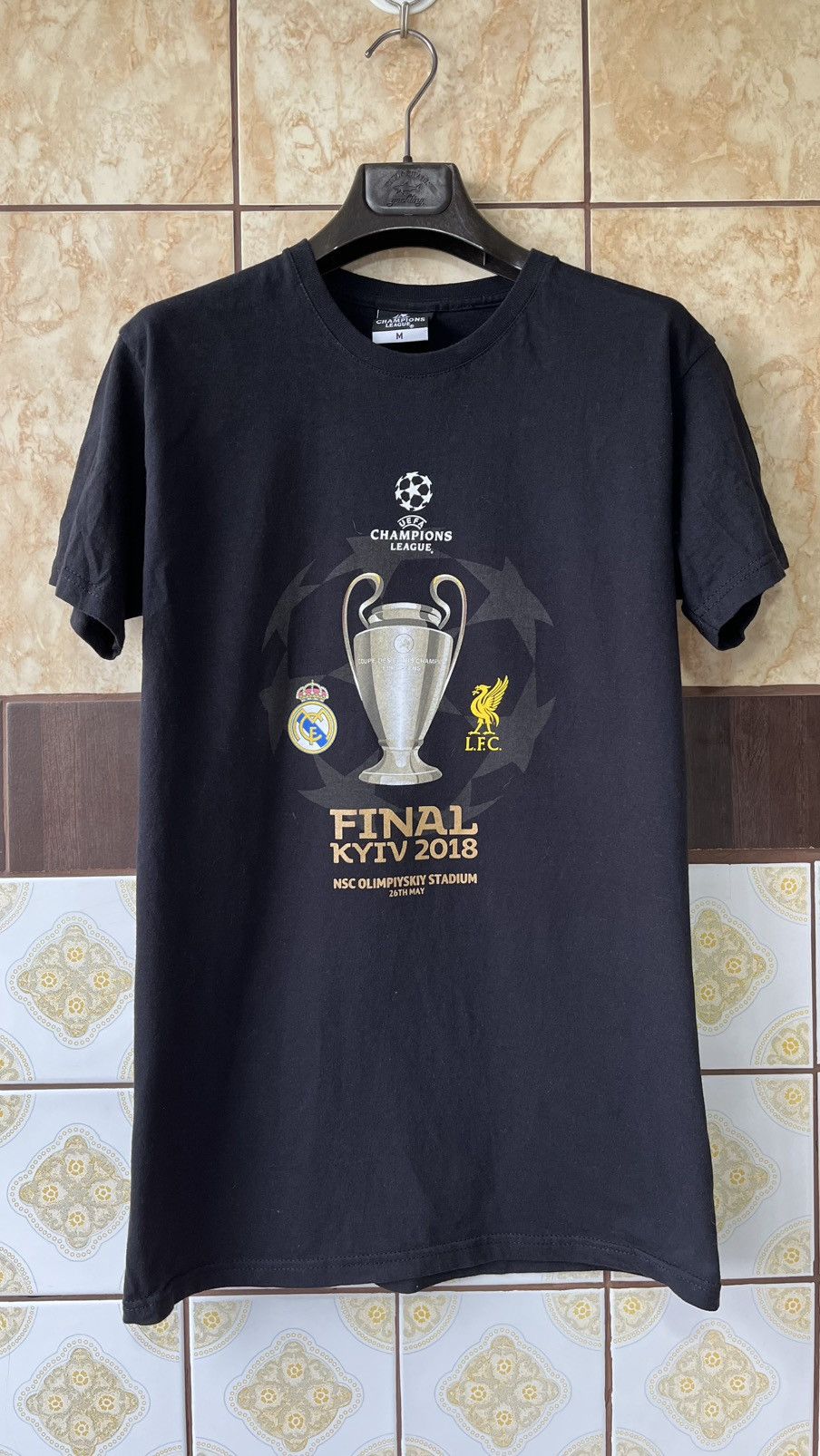 Other Real Madrid vs Liverpool 2018 Kiev final soccer T shirt Size US M / EU 48-50 / 2 - 1 Thumbnail