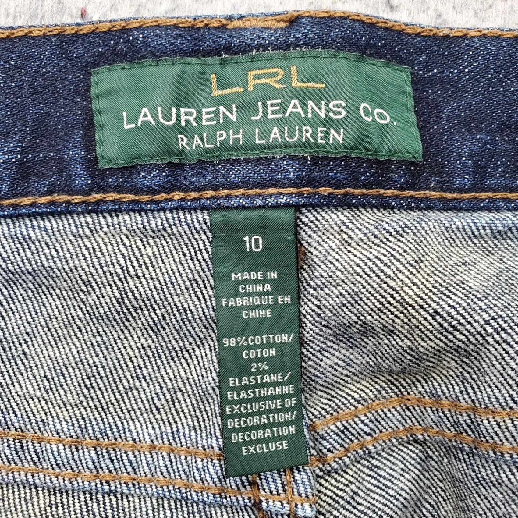 Ralph Lauren Lauren Ralph Lauren Jeans Womens 10 Blue Denim Classic Fit Stretch Straight Leg Jeans Womens 10 Blue Denim Classic Fit Stretch Straight Leg Size 32" / US 10 / IT 46 - 7 Thumbnail