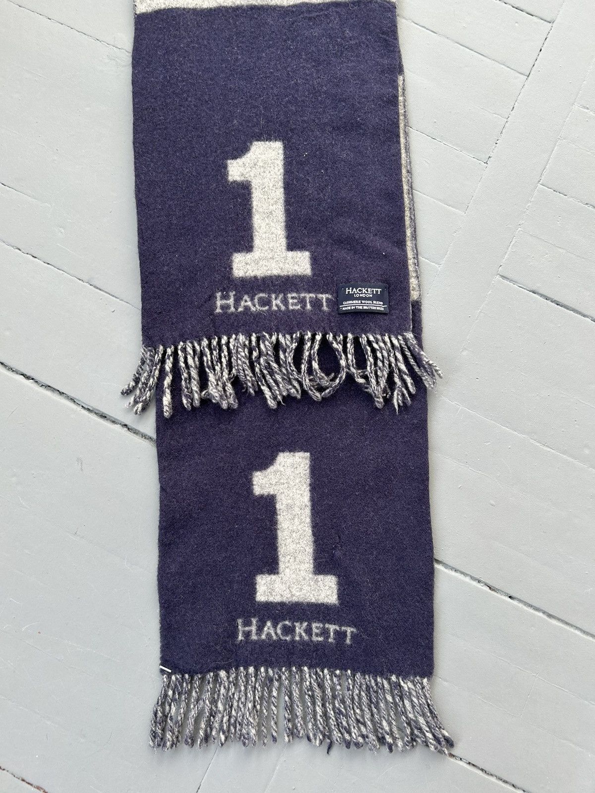 Hackett Hackett cashmere wool blend scarf Size ONE SIZE - 2 Thumbnail