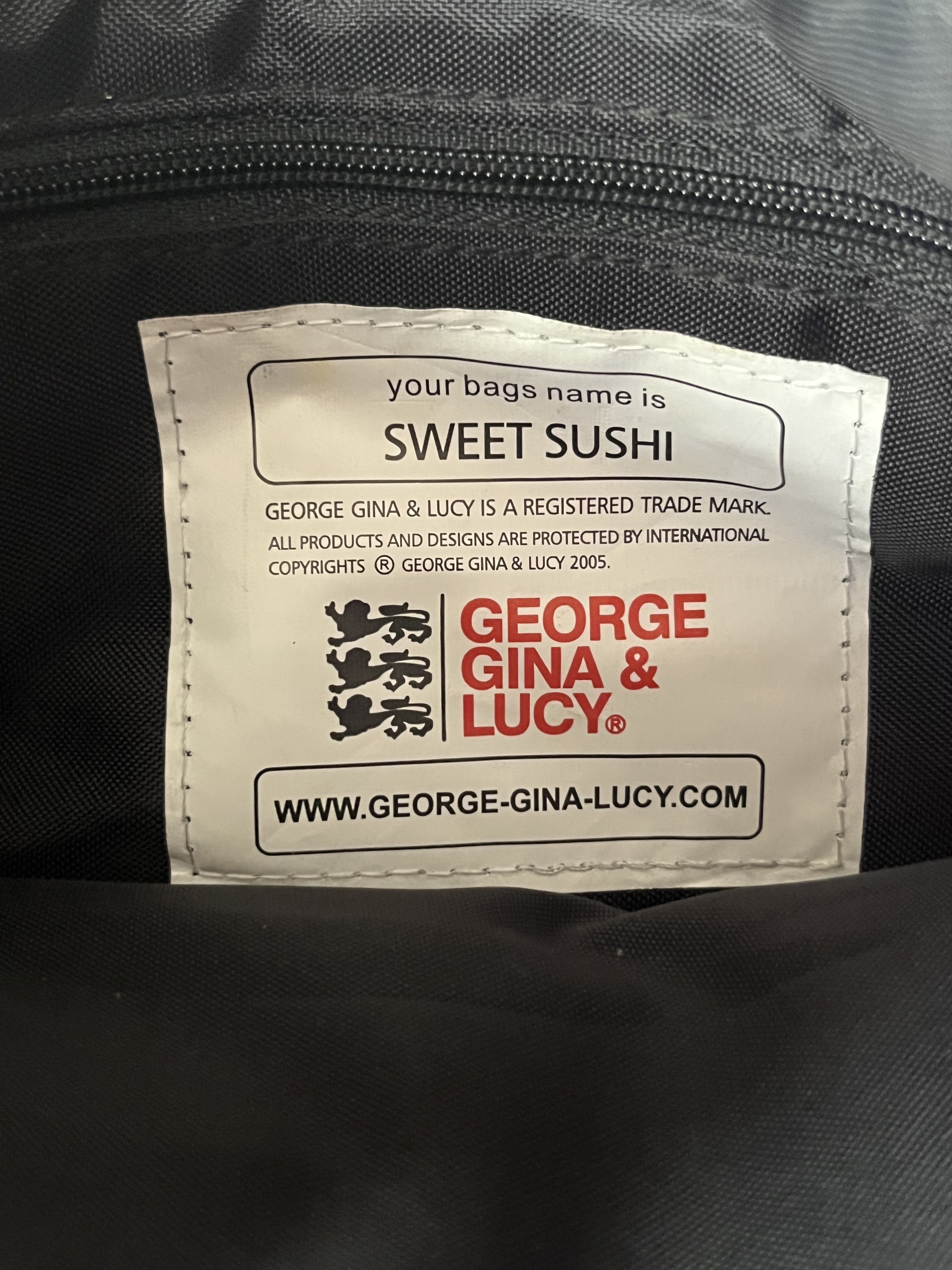 George Gina & Lucy Vintage GG&L Backpaks SWEET SUSHI Y2K Style Streetwear Size ONE SIZE - 6 Thumbnail