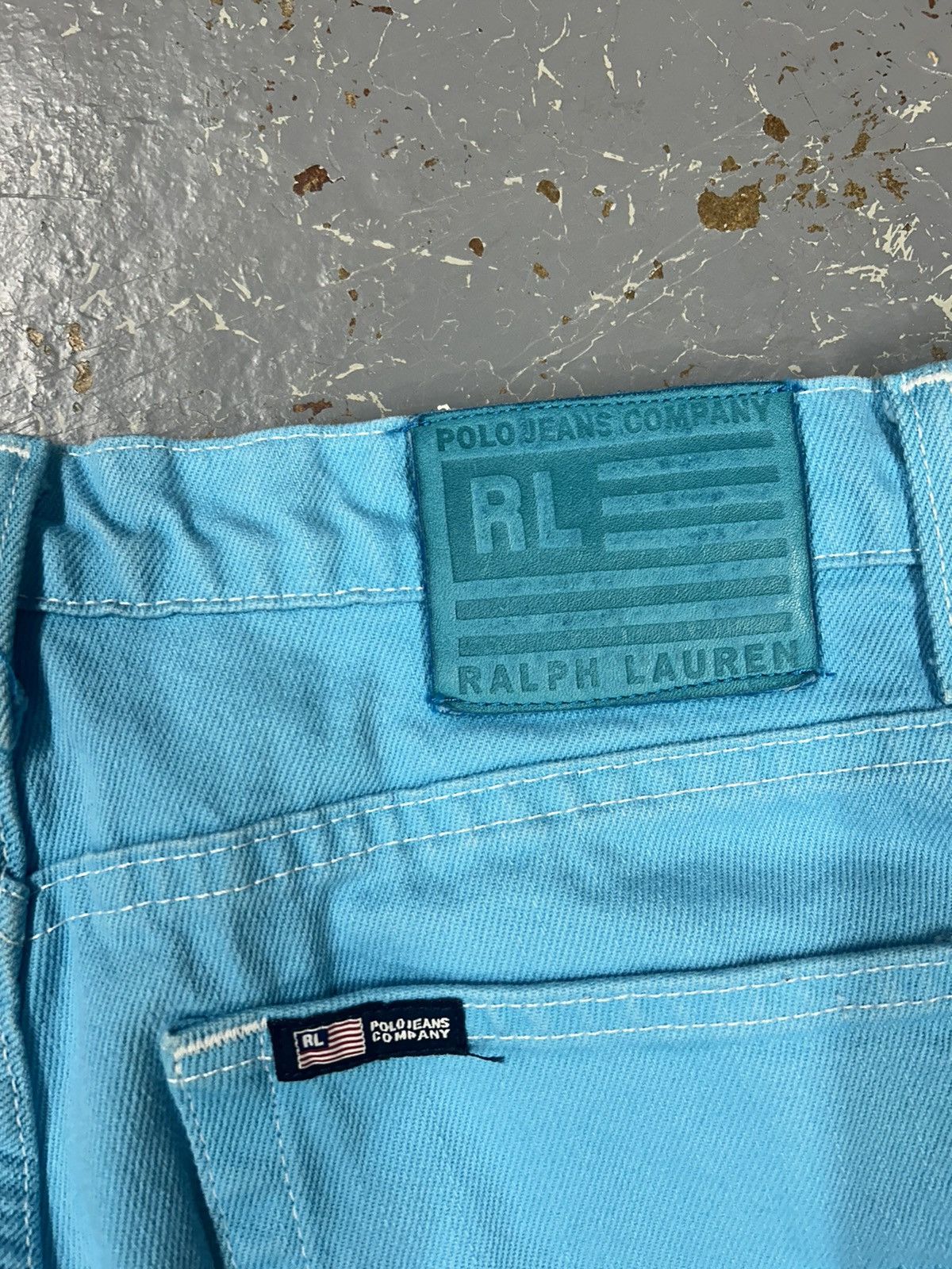 Polo Ralph Lauren × Vintage Crazy Vintage Y2K Polo Ralph Lauren Blue Jeans Straight Fit Size US 30 / EU 46 - 3 Thumbnail