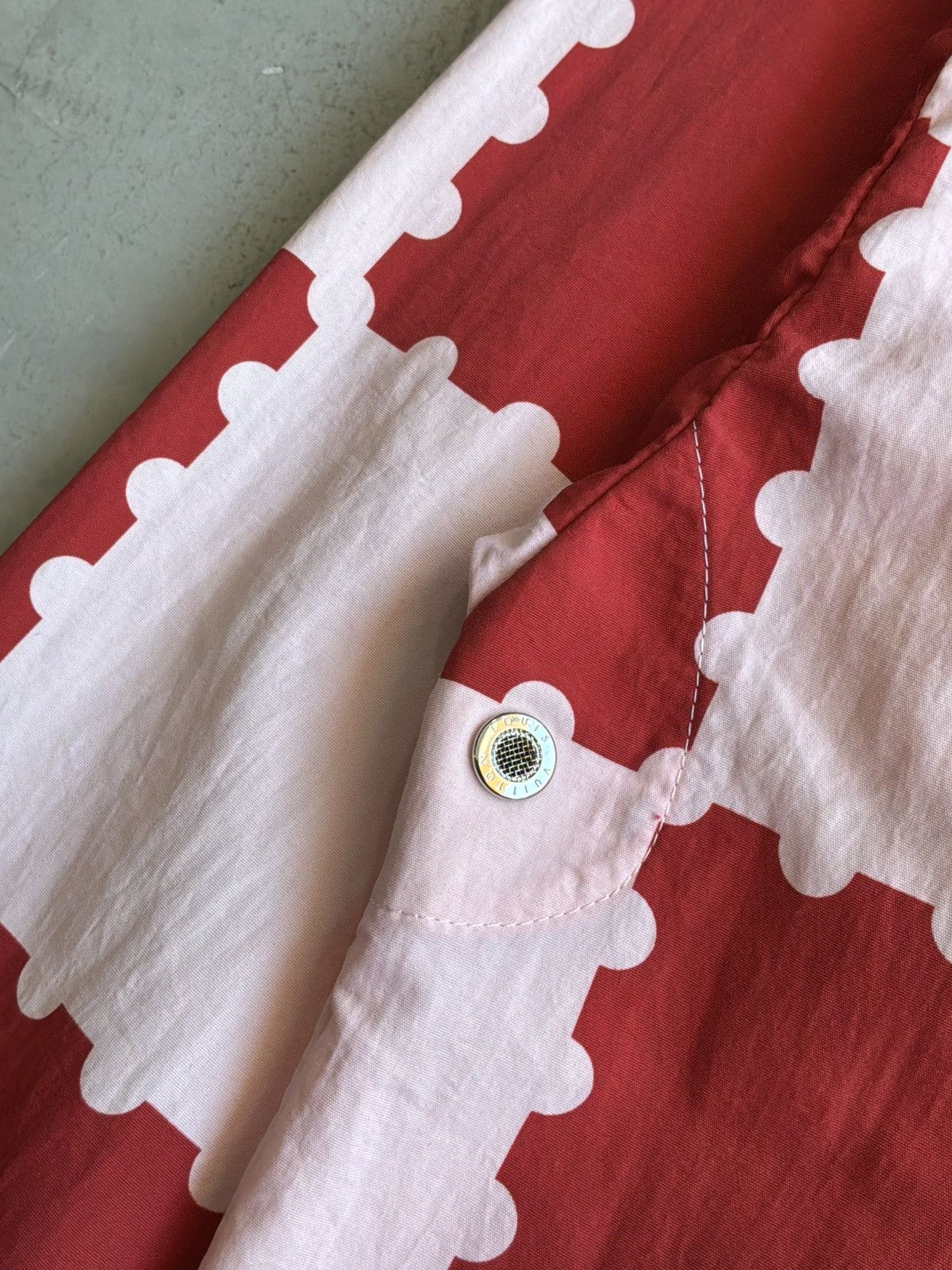 Louis Vuitton × Nigo Louis Vuitton x Human Made Red & White Checkered Windbreaker Size US M / EU 48-50 / 2 - 16 Thumbnail