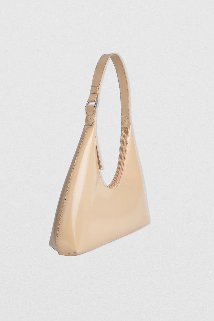By Far o1mle1224 Size: OS/ Patent Leather Bag in Beige Size ONE SIZE - 2 Thumbnail