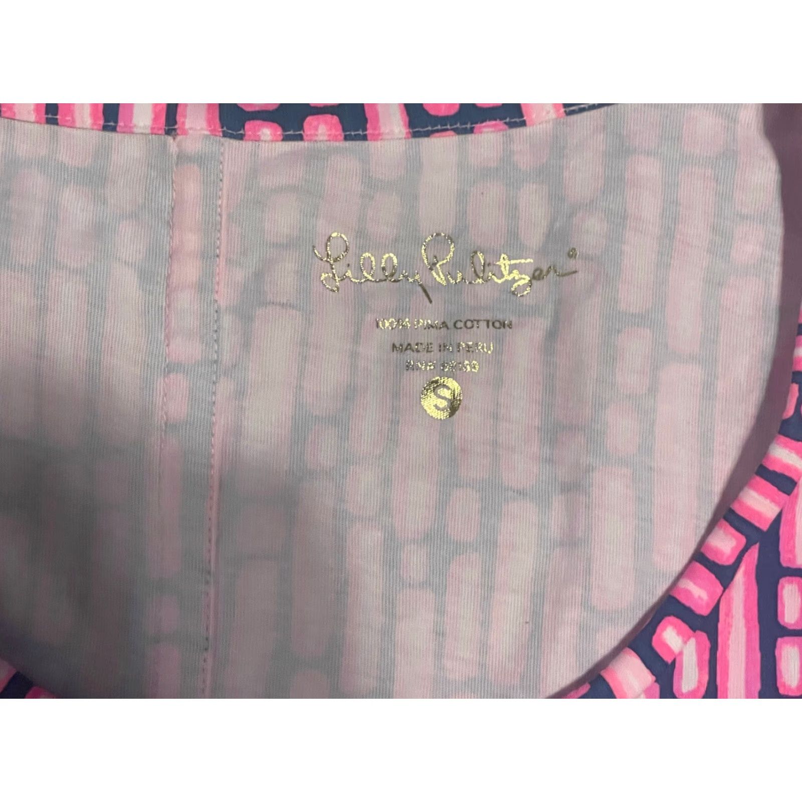 Lilly Pulitzer VINTAGE Lilly Pulitzer Beacon Dress “Slathouse Stripe Engineer” XS/ S? Size S / US 4 / IT 40 - 4 Thumbnail