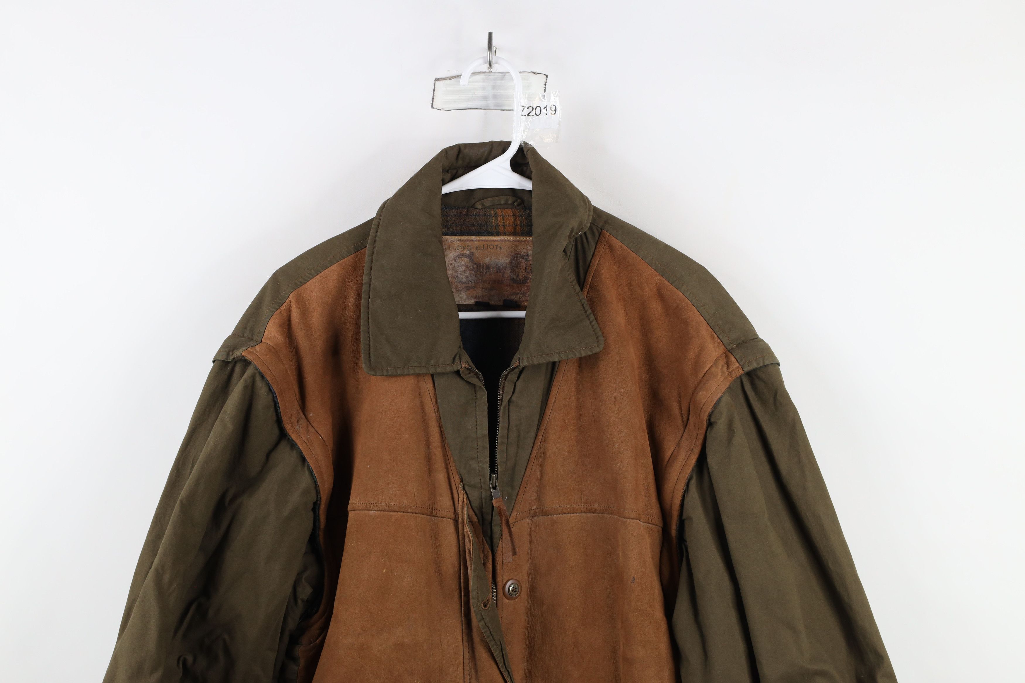 Vintage Vintage 90s Convertible Lined Suede Leather Vest Jacket Size US L / EU 52-54 / 3 - 2 Thumbnail