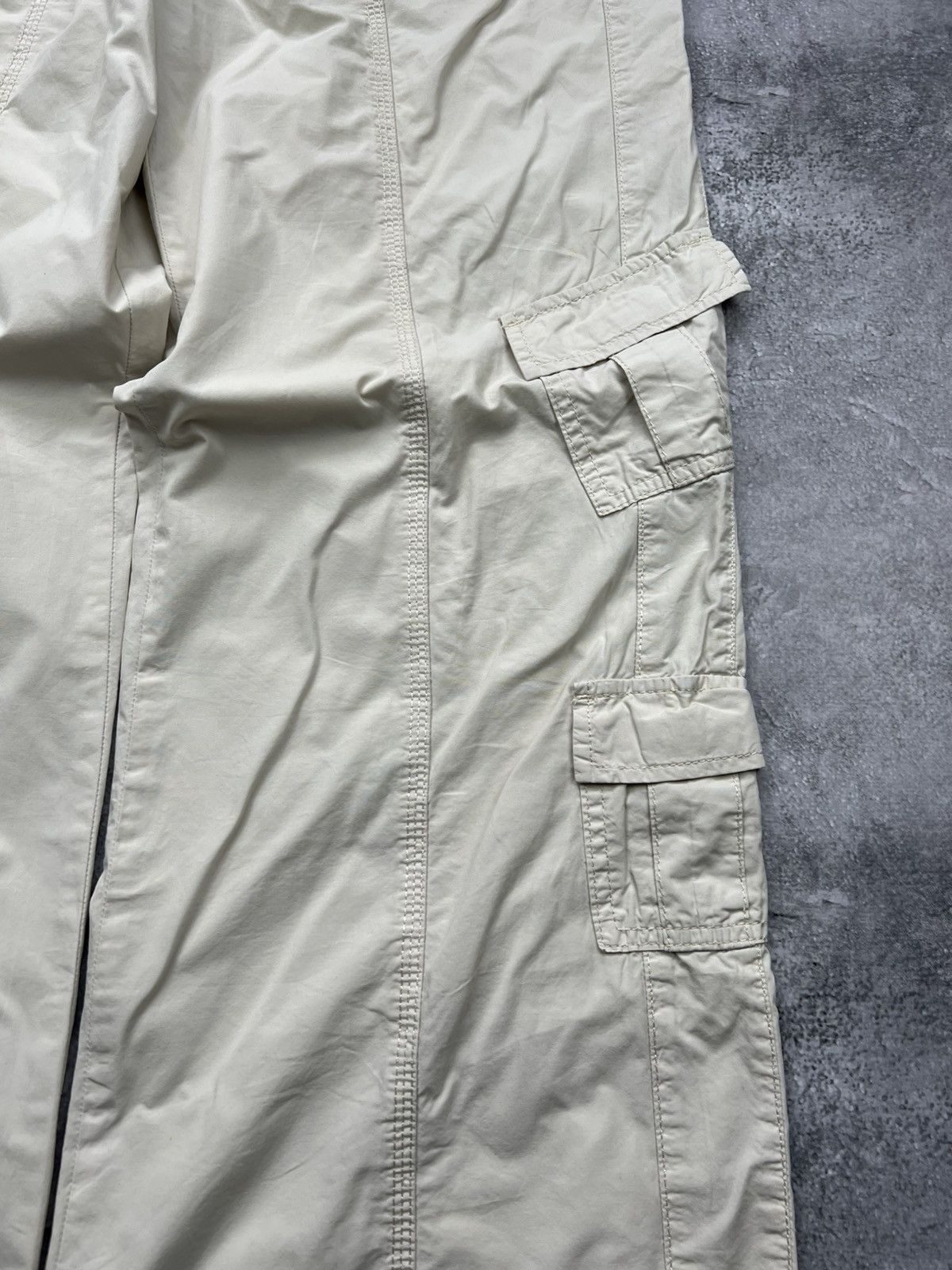 Bdg BDG Wide Cargo Pants Y2K White Size 28" / US 6 / IT 42 - 5 Thumbnail