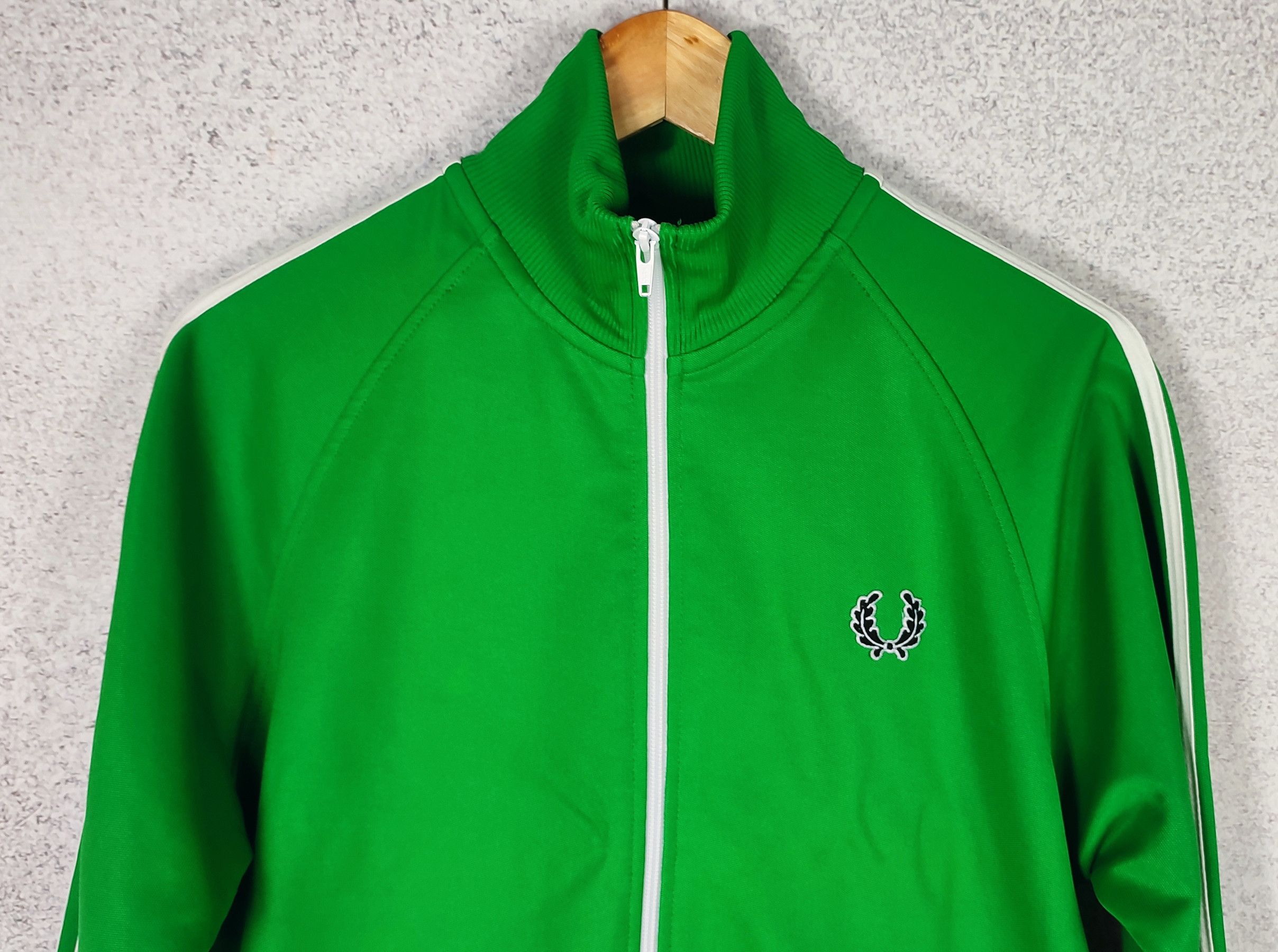 Fred Perry × Vintage Vintage Fred Perry Zip Track Jackets y2k Stripes on sleeves Size US S / EU 44-46 / 1 - 2 Thumbnail
