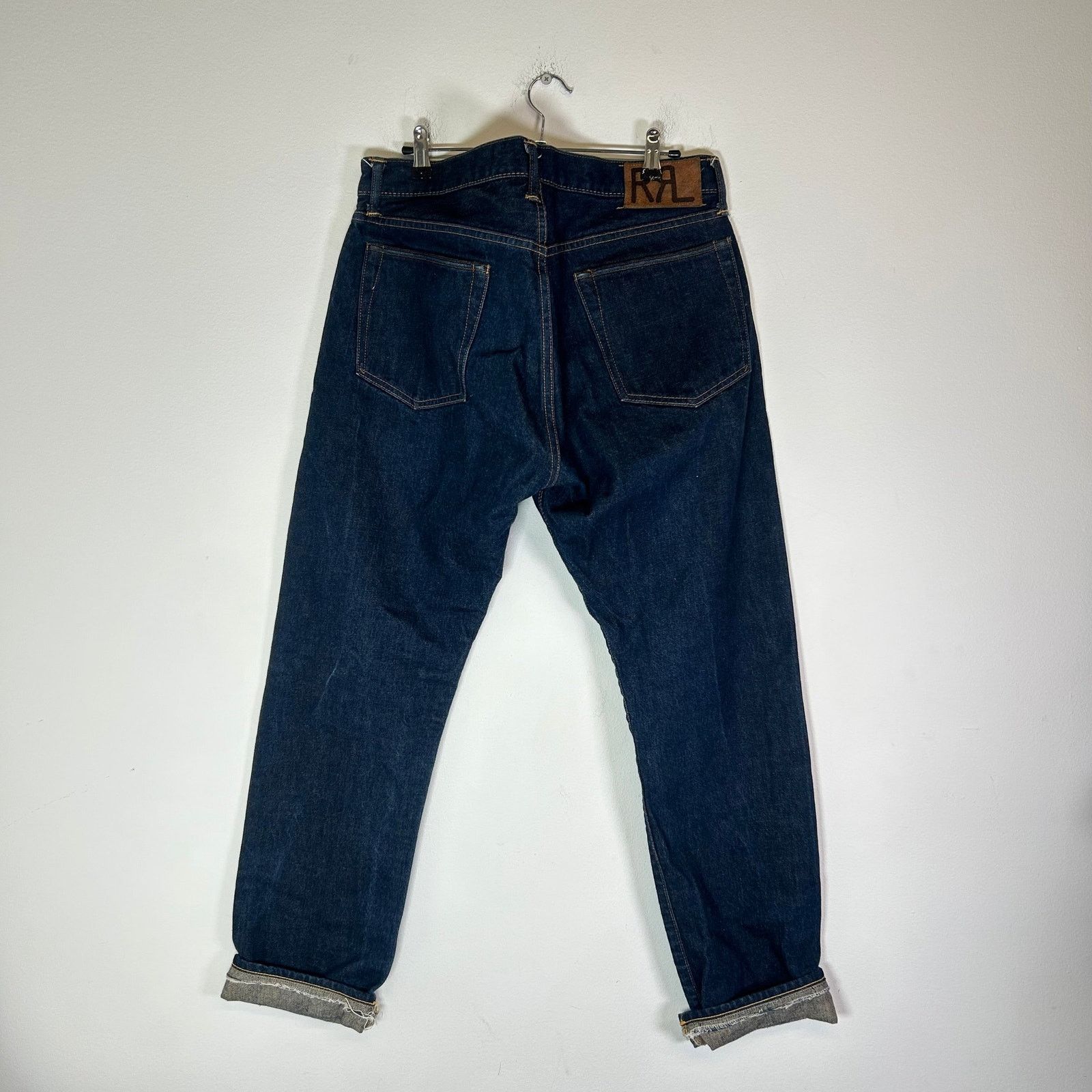 RRL Ralph Lauren RRL Indigo Straight Leg Jeans Size 34 Size US 34 / EU 50 - 2 Thumbnail