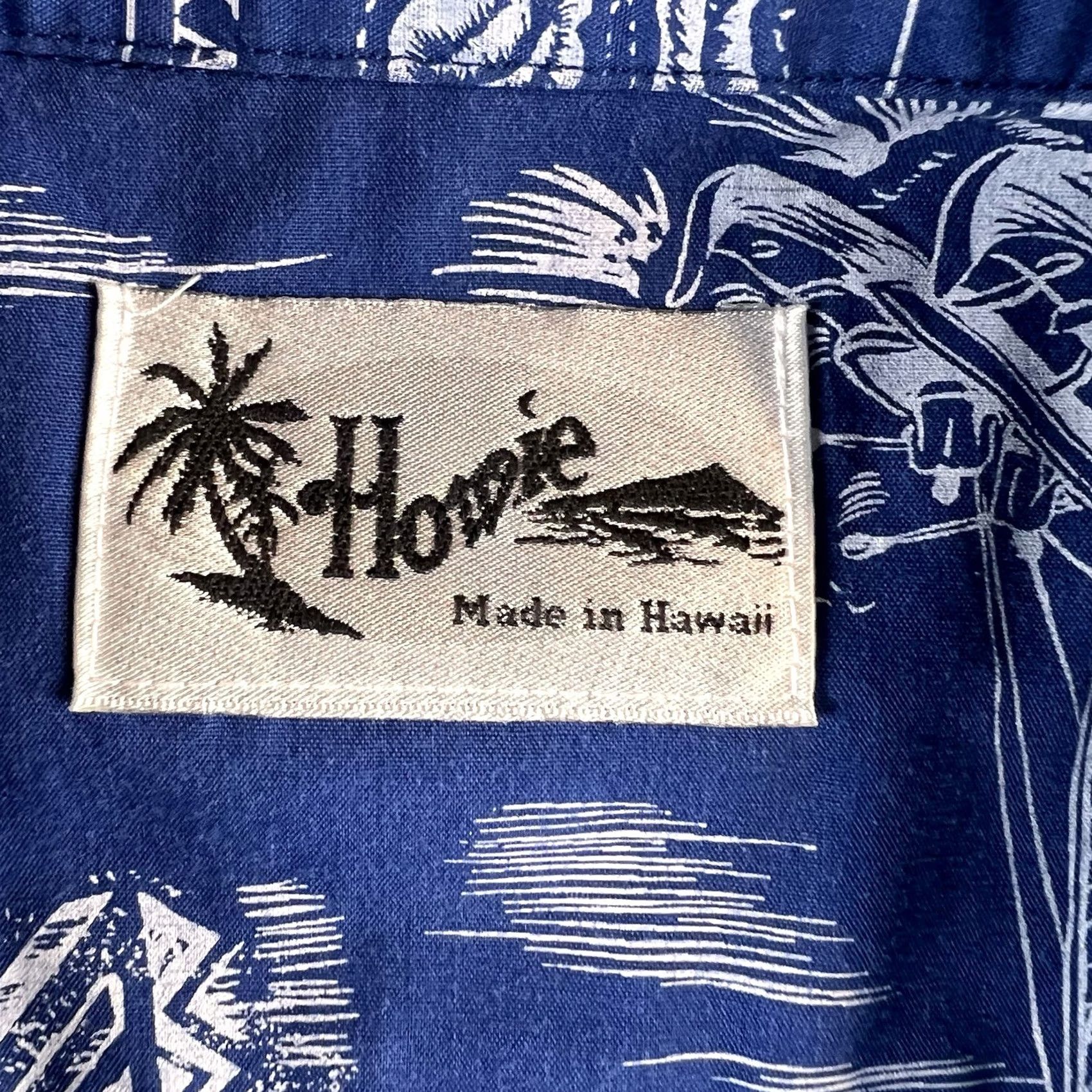 Vintage VINTAGE Howie Shirt Mens L Blue Floral Hawaii Chart of Isles 70s 80s 90s Hawaiian Beach Tropical California Dad USA Button-Up Short Sleeve 검 Size US L / EU 52-54 / 3 - 2 Thumbnail