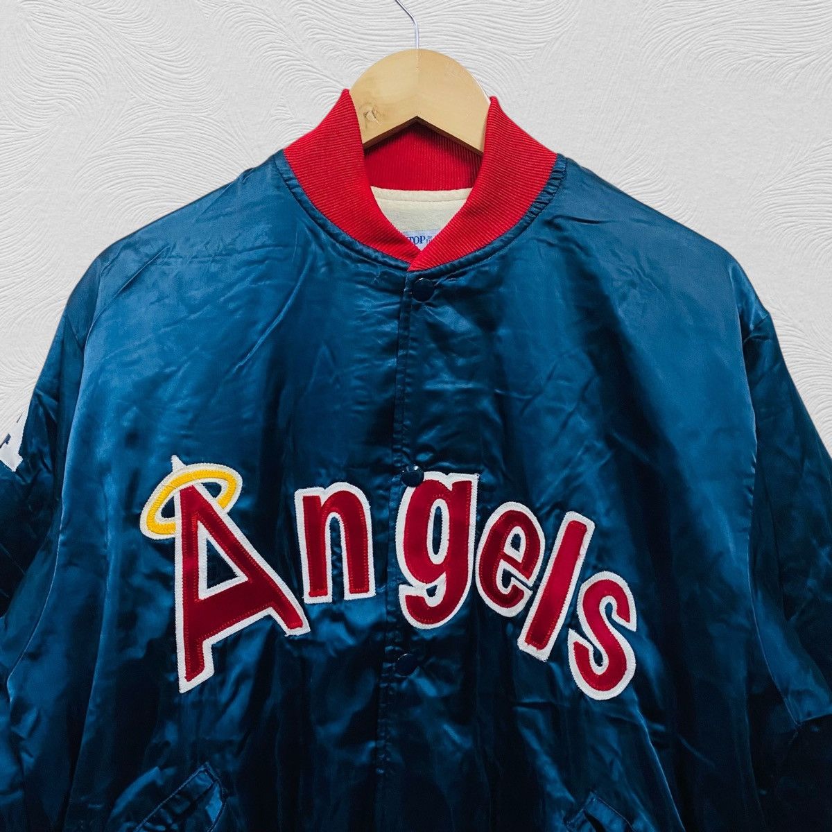 MLB Vintage 80s Los Angeles Angels MLB jacket Size US L / EU 52-54 / 3 - 3 Thumbnail