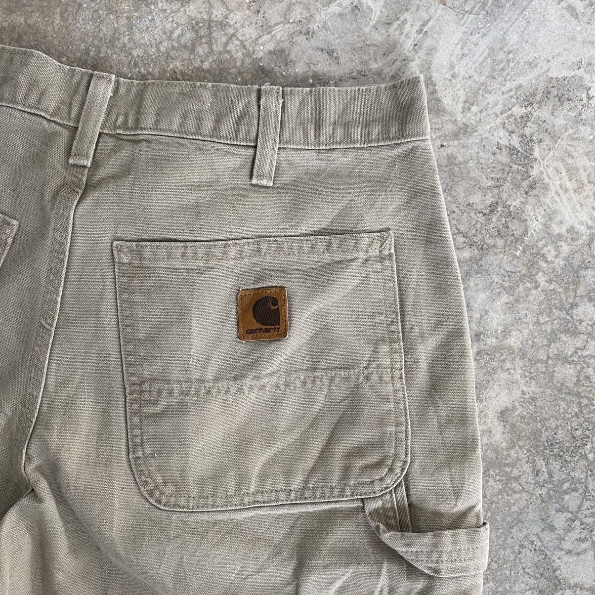 Carhartt Vintage Carhartt Tan Carpenter Baggy Shorts Jorts Size US 32 / EU 48 - 5 Thumbnail