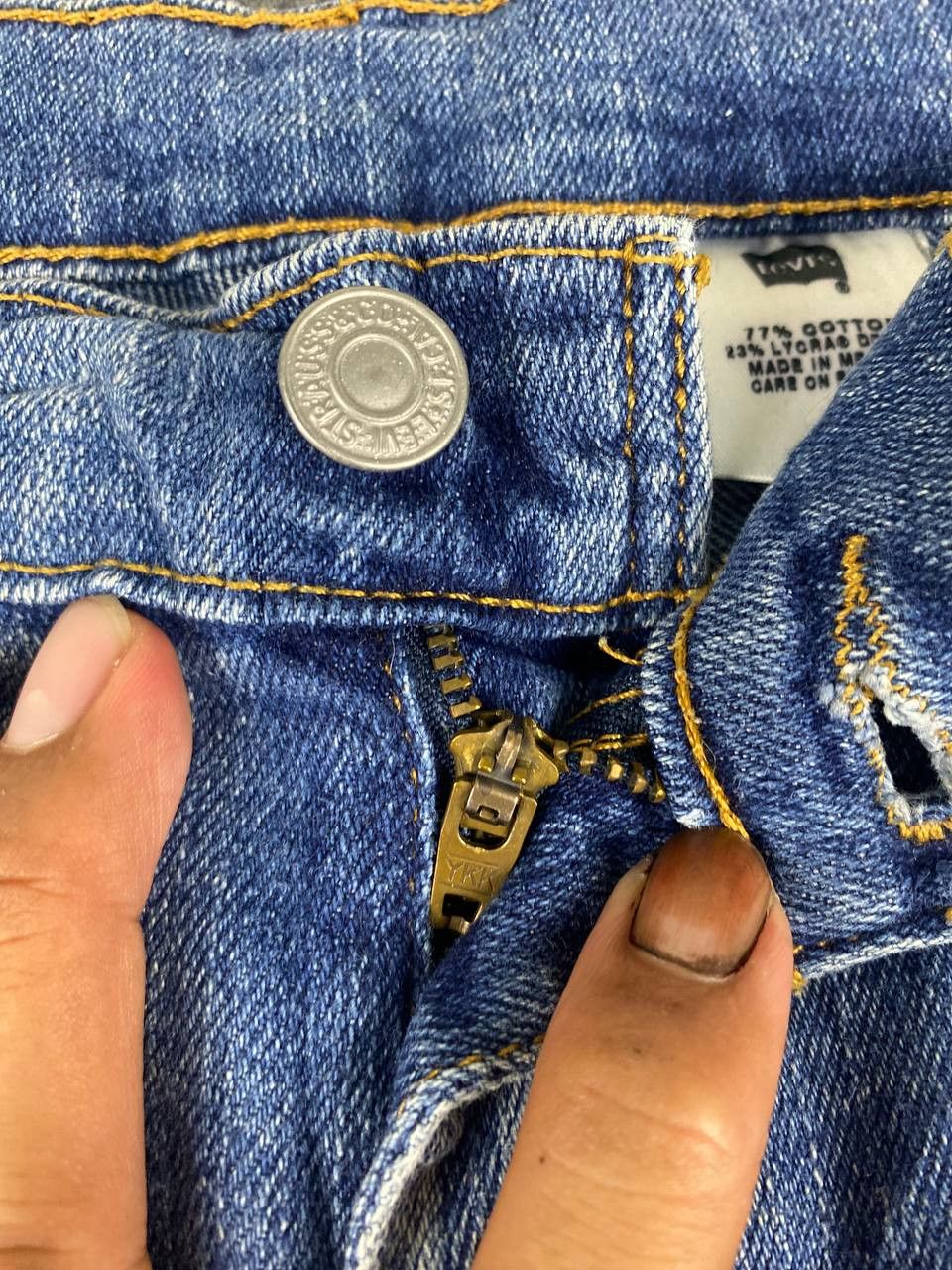 Levi's vintage levis 515 paint splatter bootcut denim nice design Size US 30 / EU 46 - 10 Thumbnail