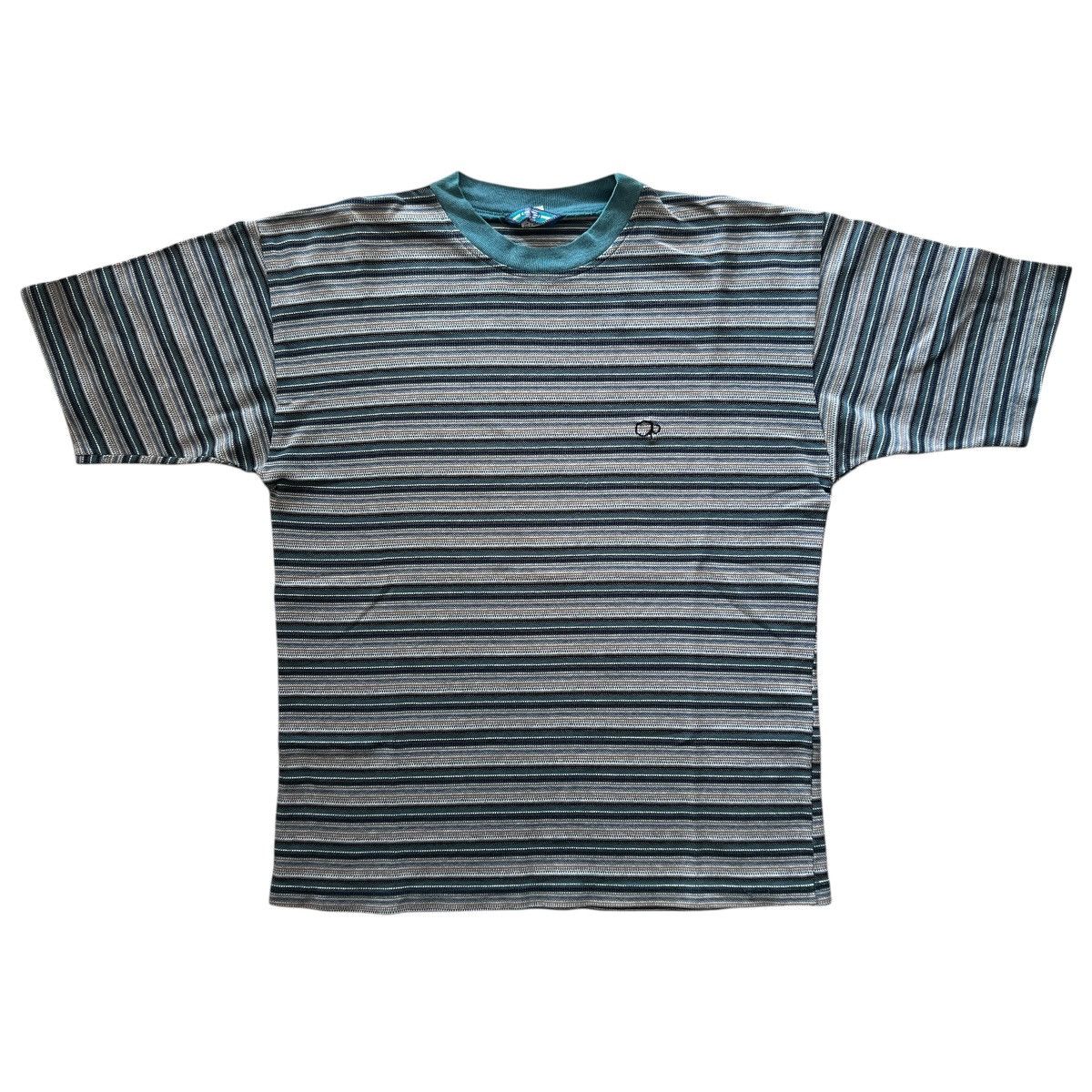 Ocean Pacific Vintage 90s Ocean Pacific Stripe T Shirt Size US XL / EU 56 / 4 - 1 Thumbnail