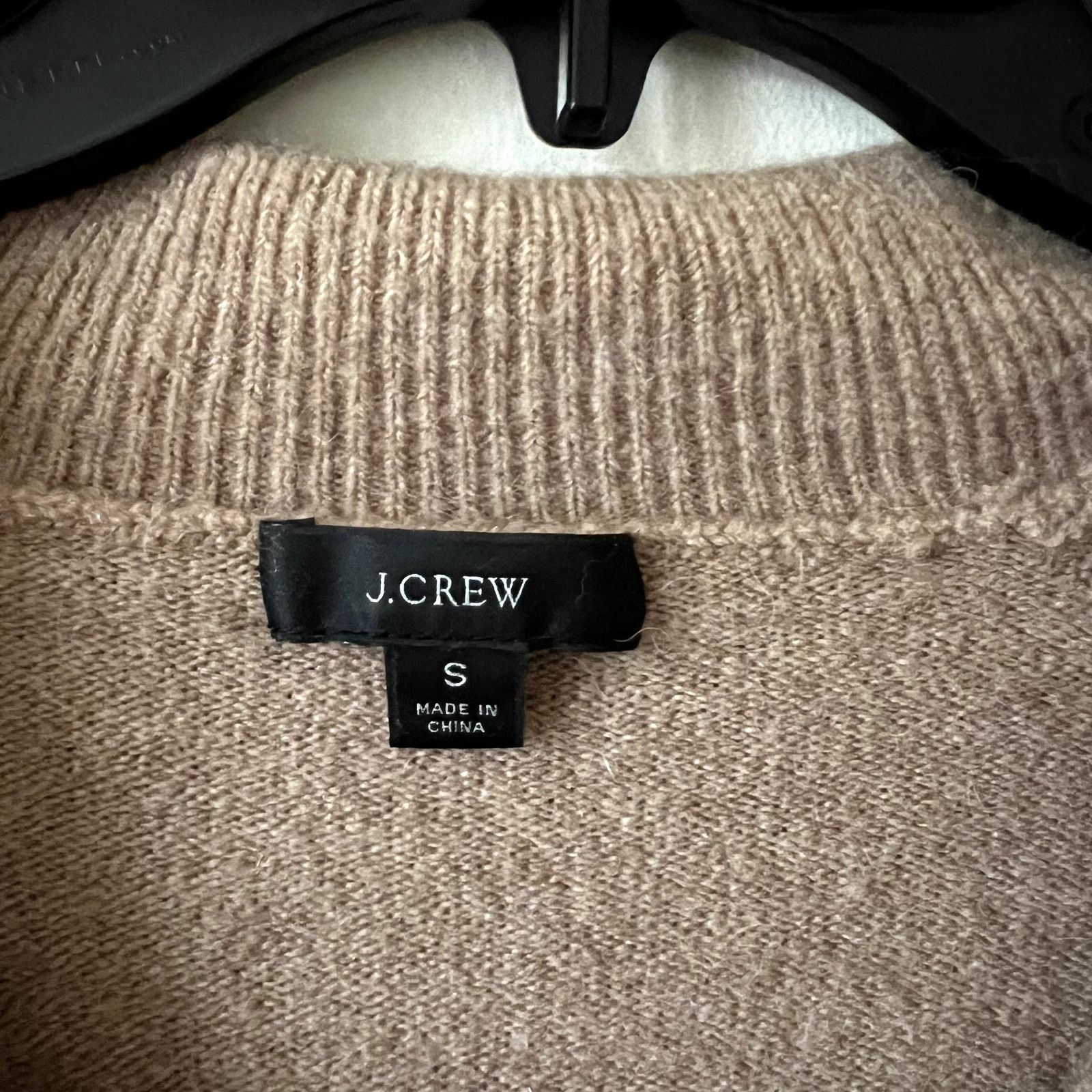 J.Crew J.Crew Half-zip midi sweater-dress in supersoft yarn beige Size S / US 4 / IT 40 - 4 Thumbnail
