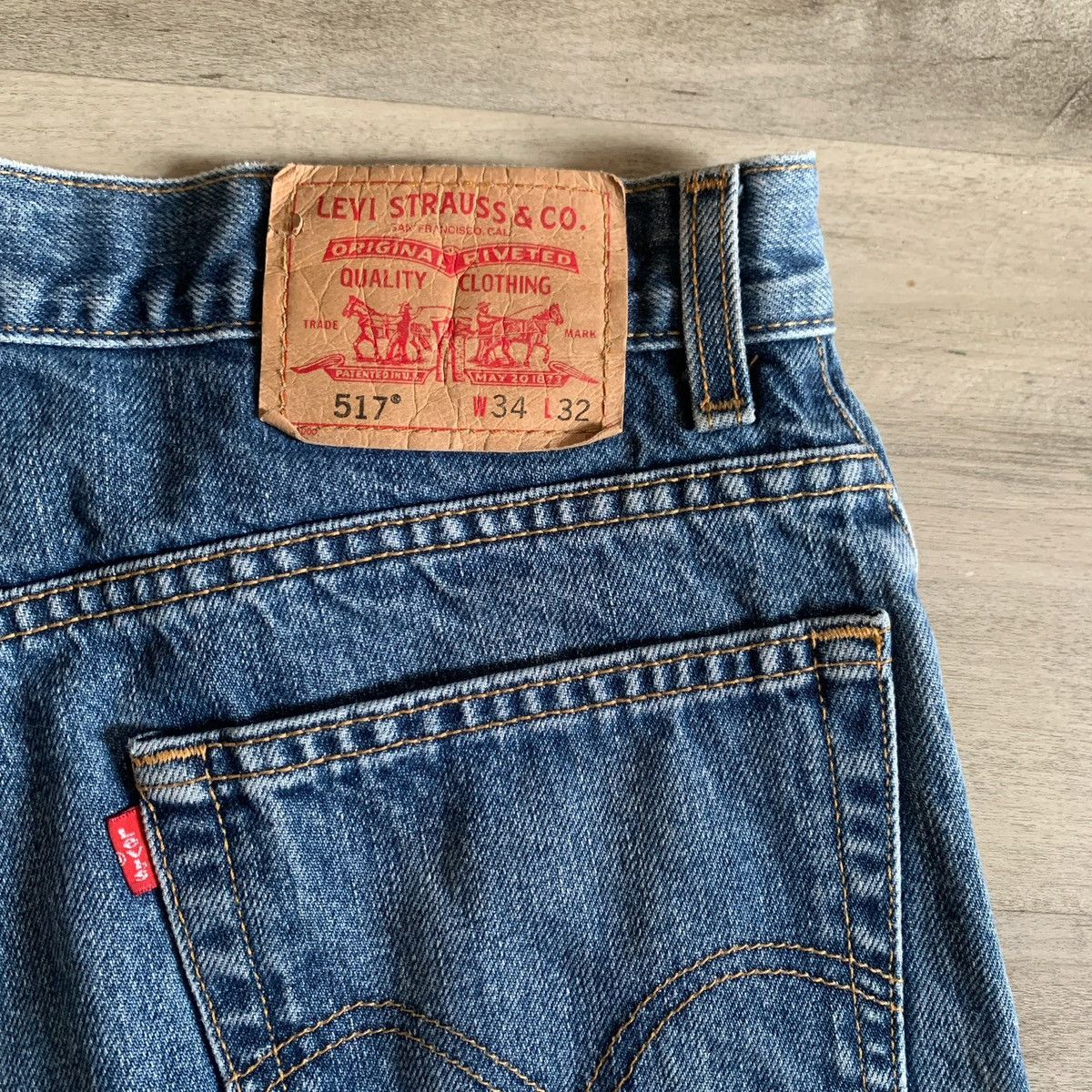 Levi's × Levi's Vintage Clothing × Vintage vintage bootcut Levi’s 517 jeans Size US 34 / EU 50 - 4 Thumbnail