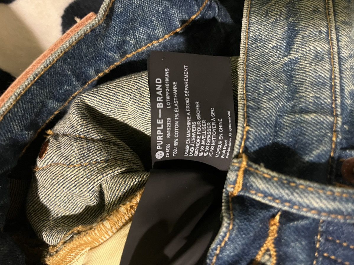Purple Brand PURPLE BRAND Mid indigo Skinny jeans Size US 28 / EU 44 - 11 Thumbnail