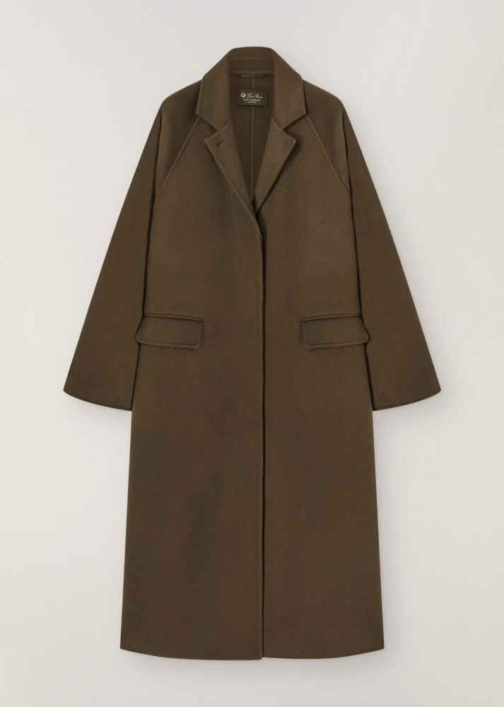 image of Loro Piana O1Loc1C0124 Coat In Brown, Women's (Size Small)