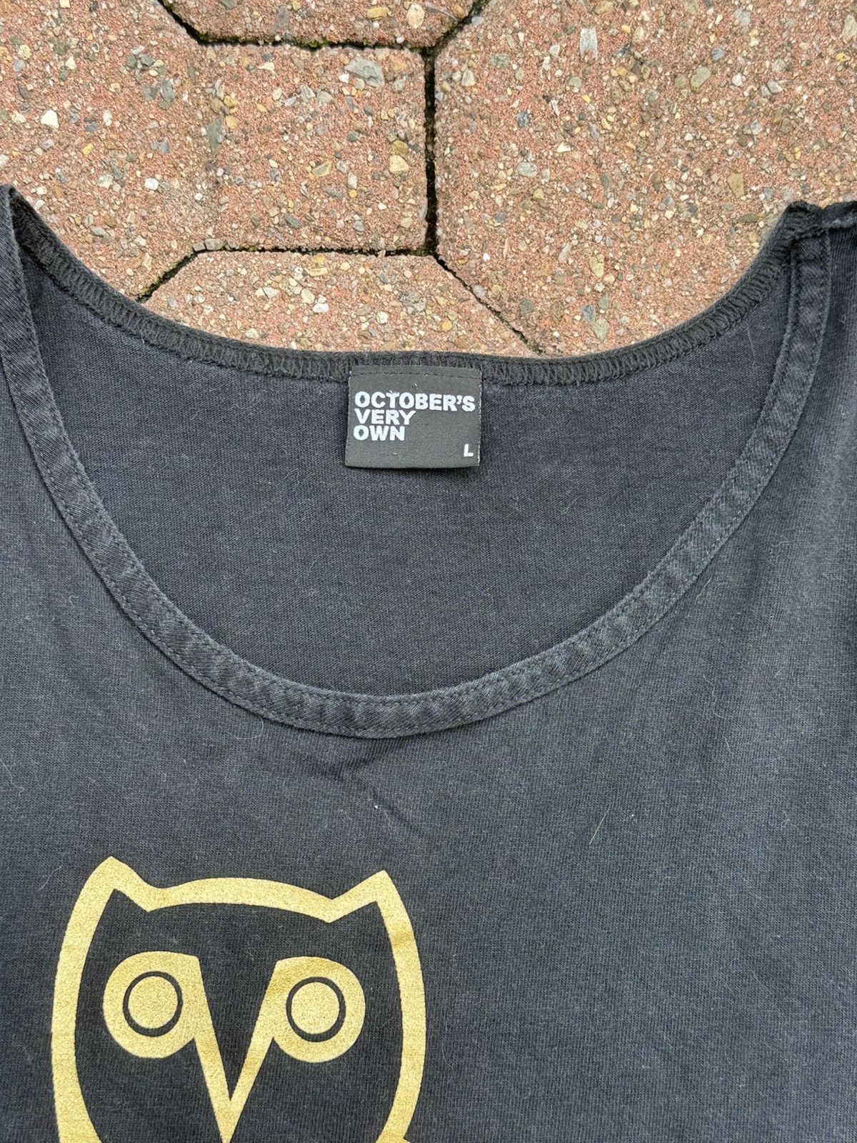 October's Very Own Vintage OVO Tank Top Size Large Gold Owl Y2K Rare VTG Size L Size US L / EU 52-54 / 3 - 3 Thumbnail