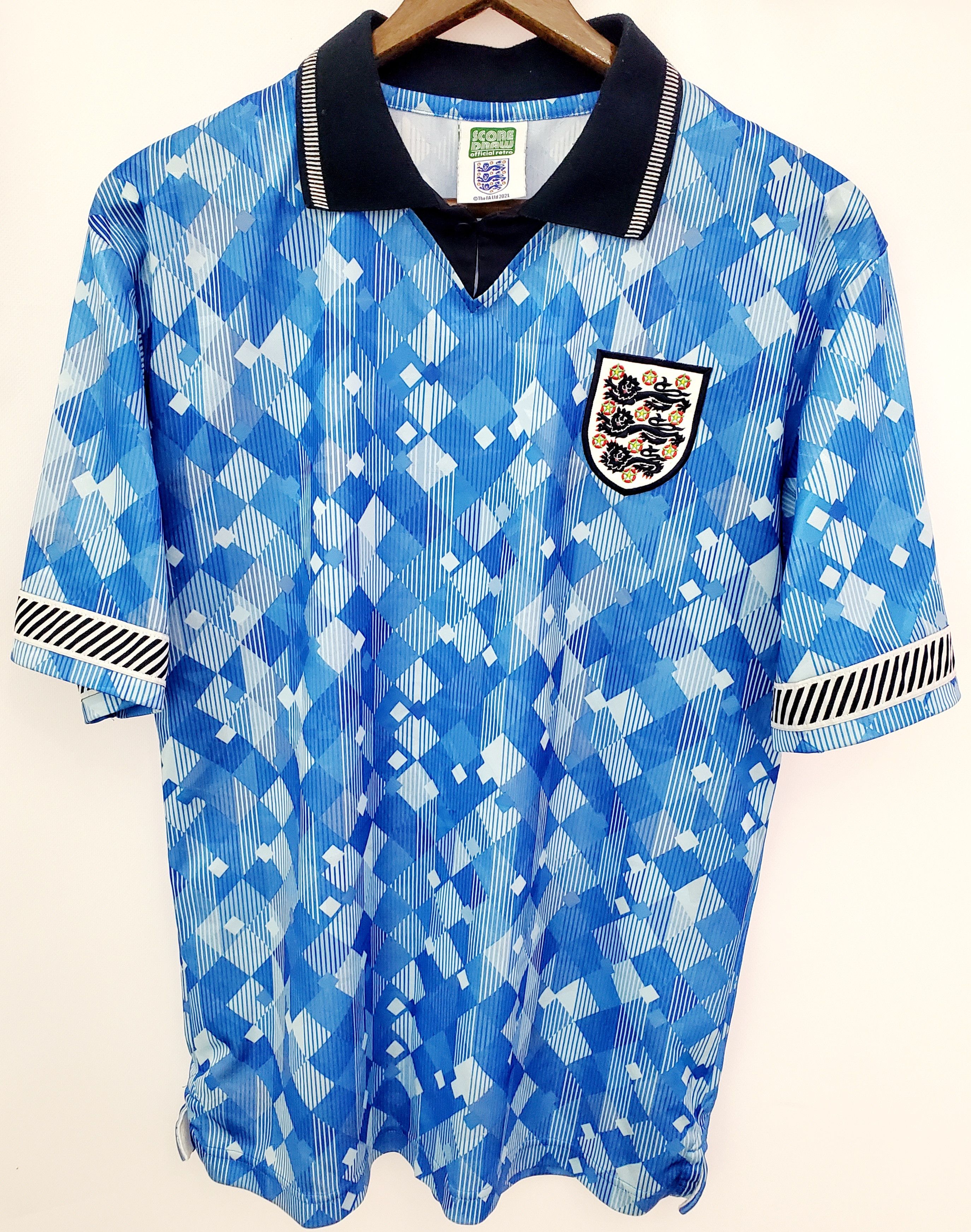 Vintage England 1990/1991/1992 Football Shirt Official Scoredraw Xl Size US M / EU 48-50 / 2 - 1 Thumbnail