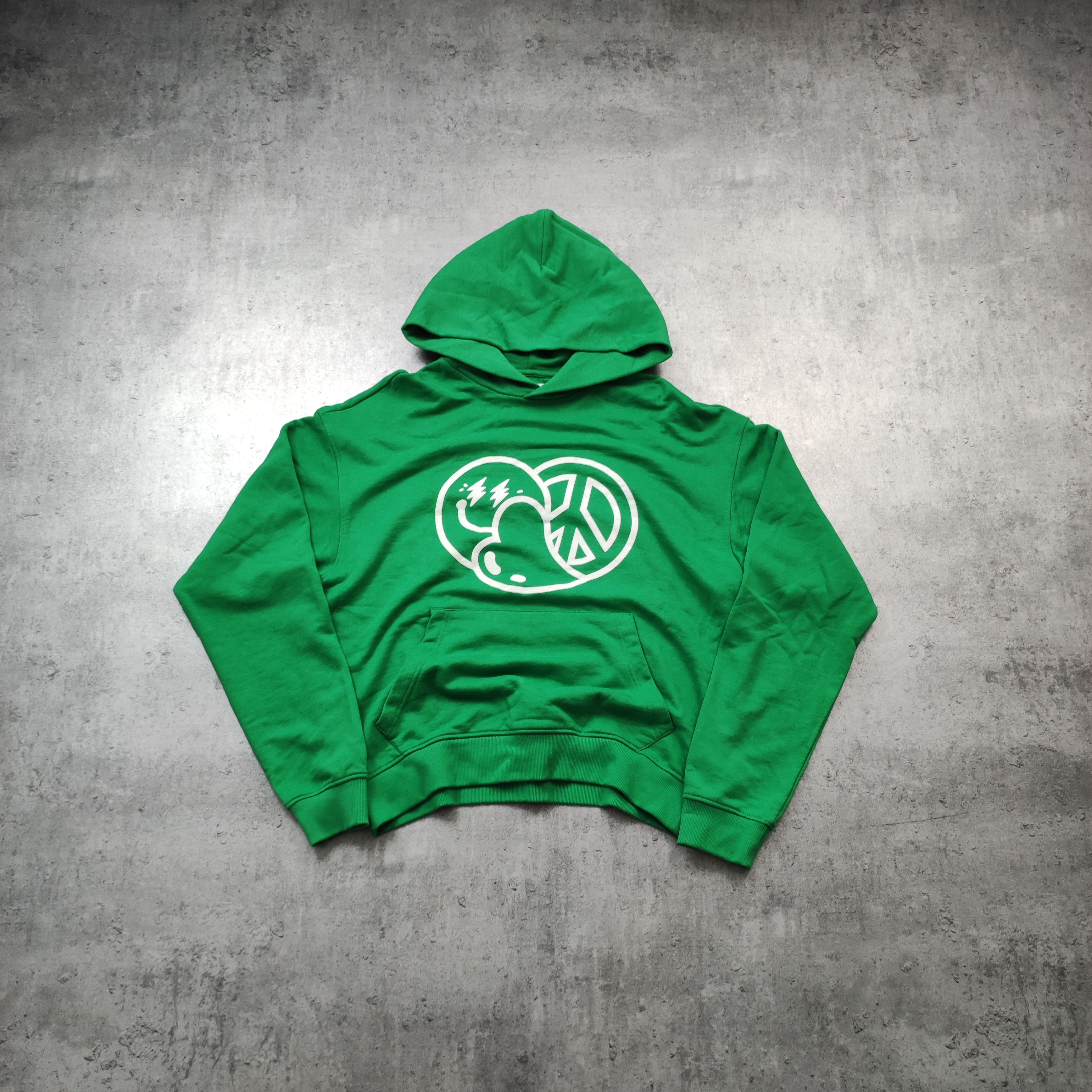 Guess × J Balvin Guess Los Angeles x J Balvin Green Logo Oversize Hoodie Size US M / EU 48-50 / 2 - 1 Thumbnail